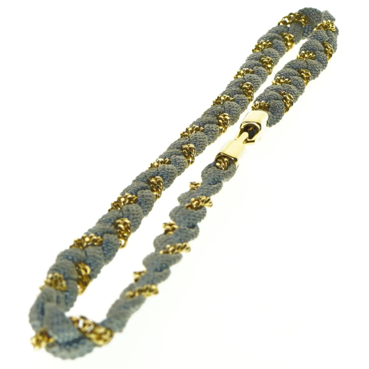 Flettet bælte (str. Længde. 83 cm. b. 1 cm)