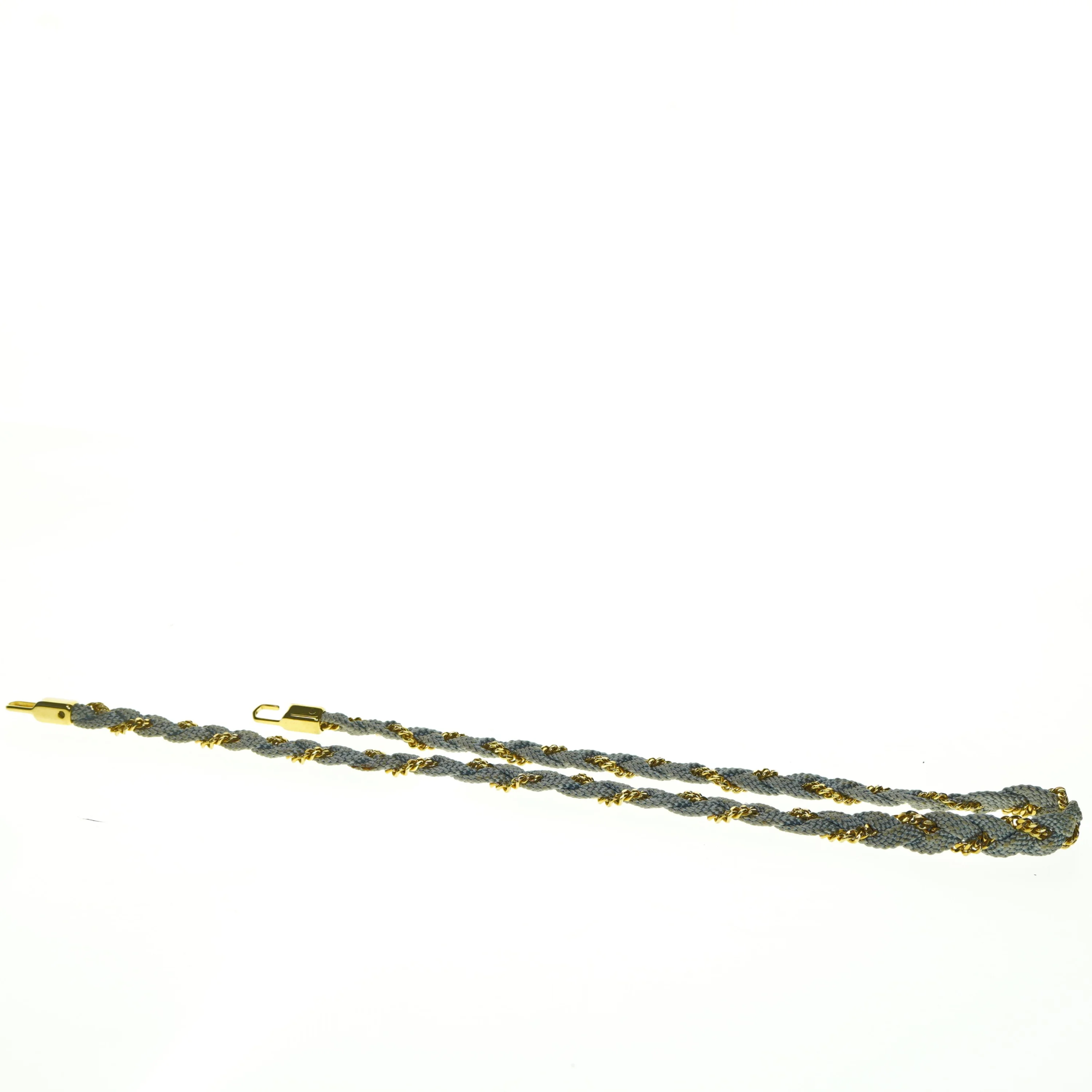 Flettet bælte (str. Længde. 83 cm. b. 1 cm)