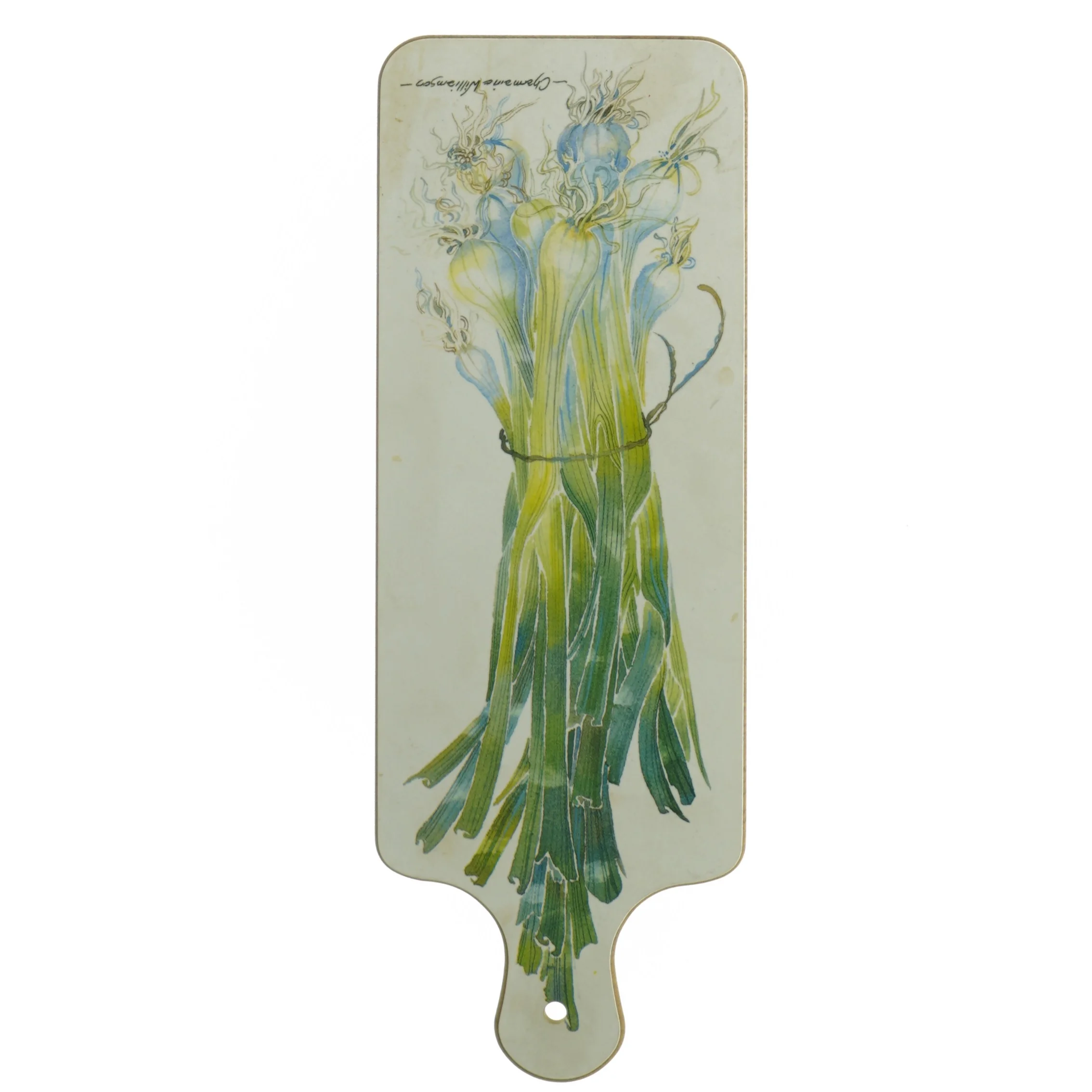 Dekoreret serveringsbr&aelig;t fra Kelsey (str. 30 x. 10,5 cm)