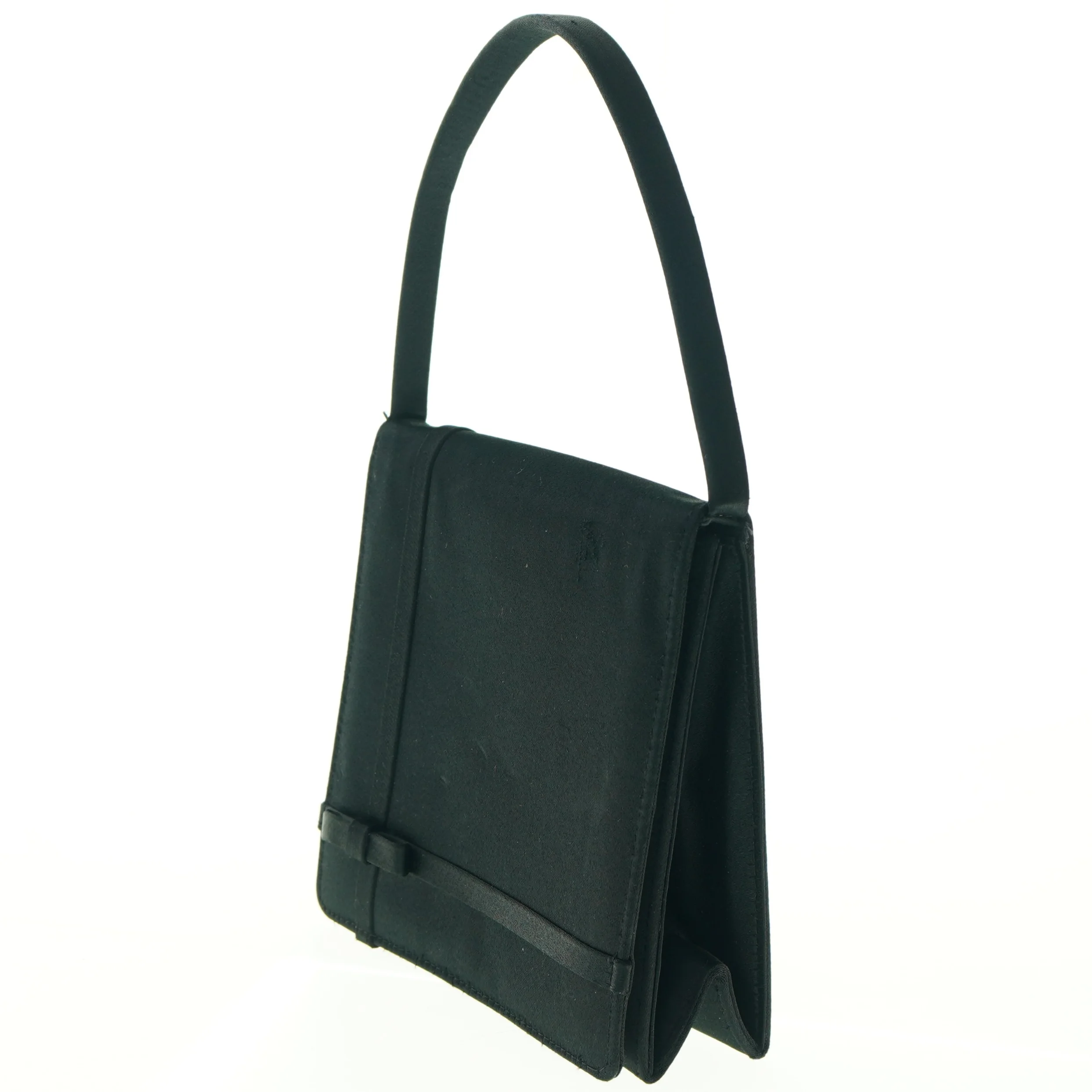 Sort skuldertaske (str. 15,5 x 16 cm)