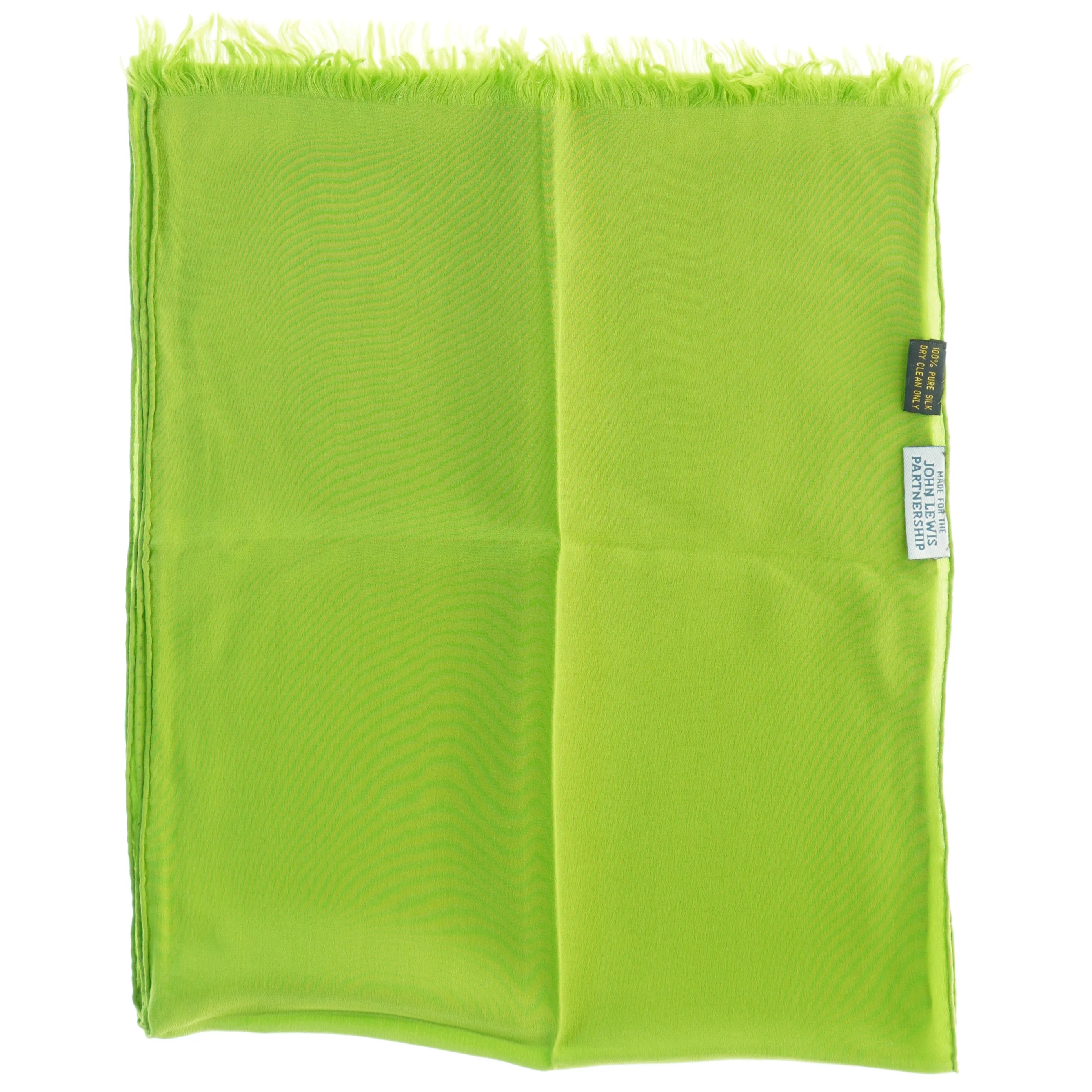 Grøn tørklæde fra John Lewis (str. 140 x 27 cm)