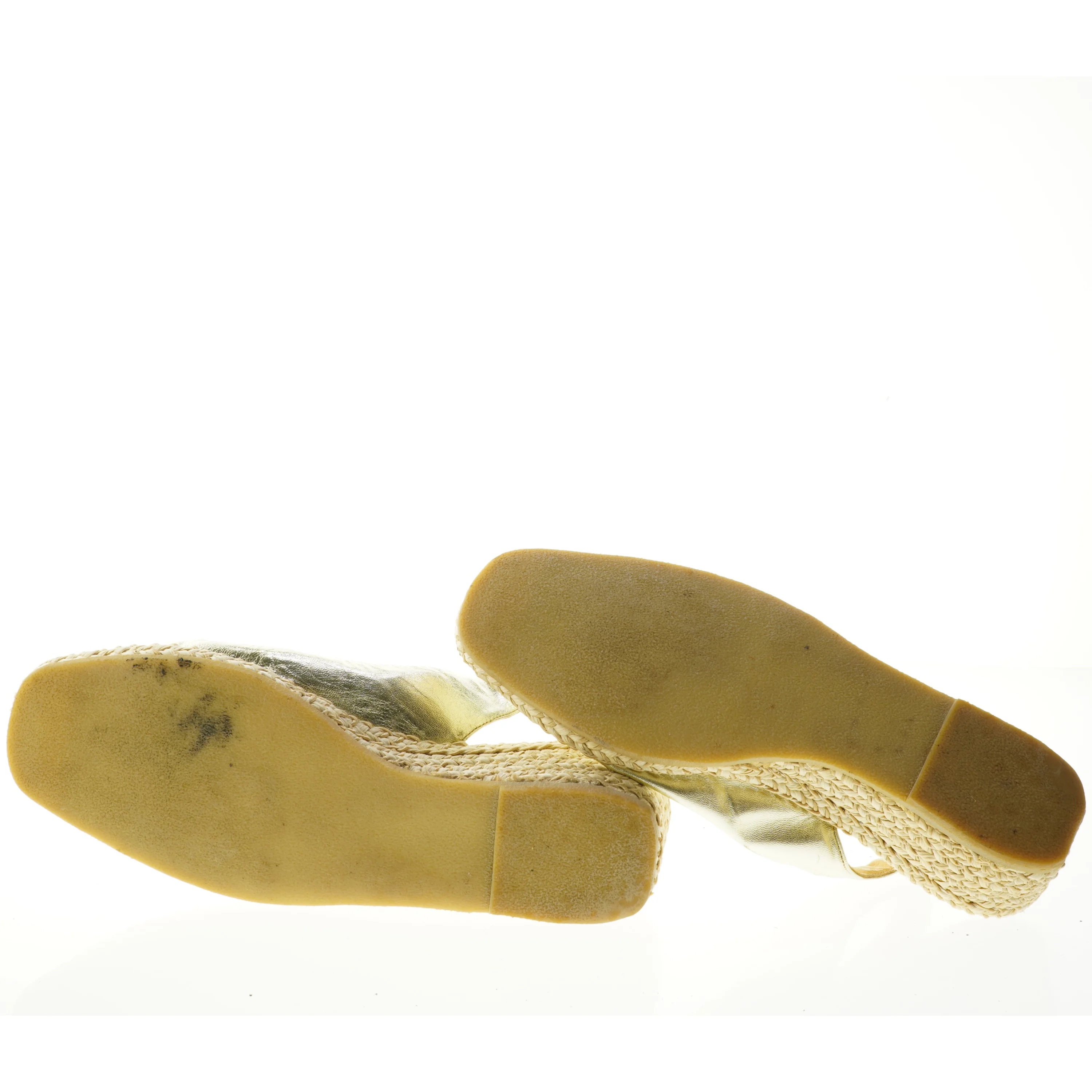 Guld farvede espadriller fra Ib Balschmidt (str. 39)