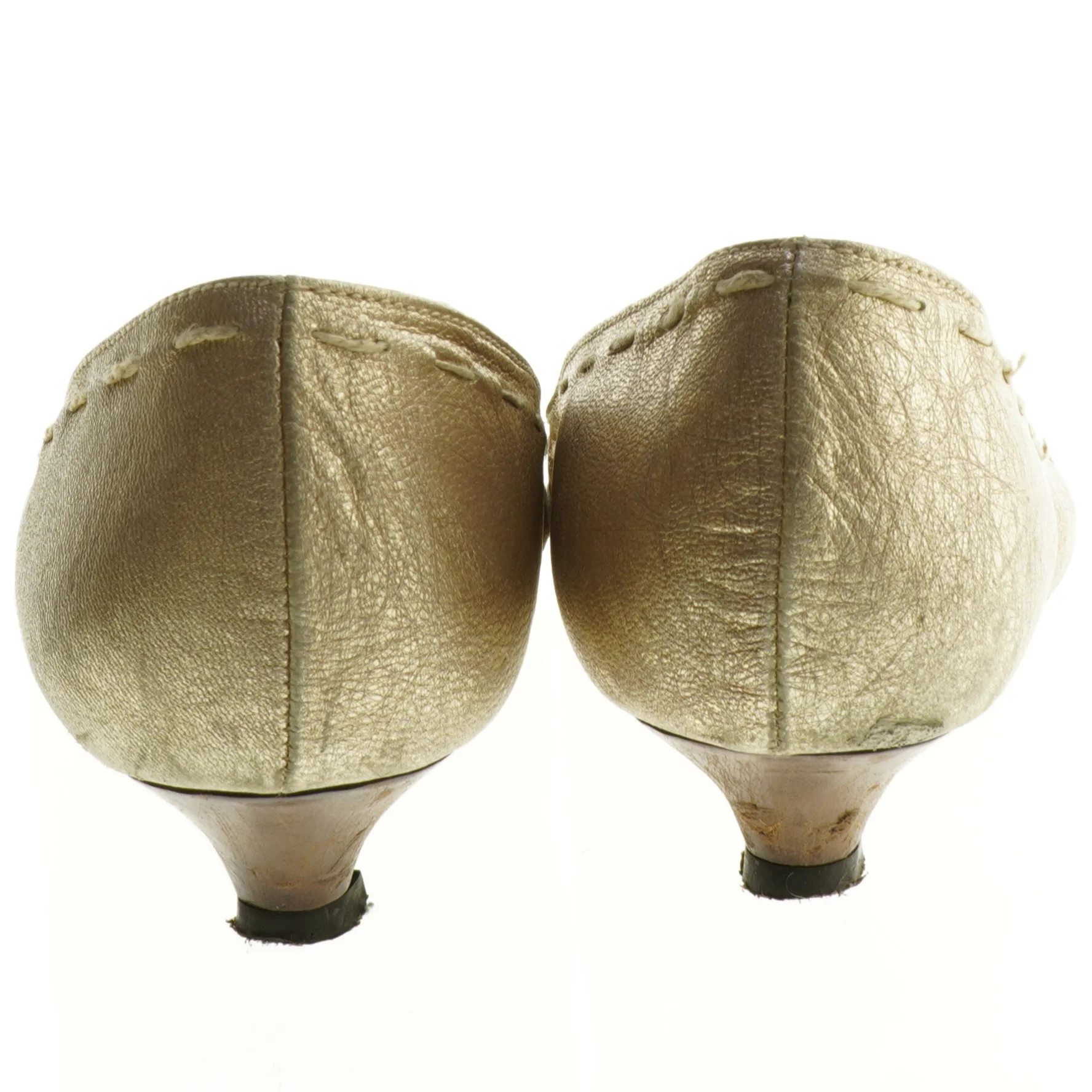 Gyldne damepumps fra Balschmidt (str. 38,5)