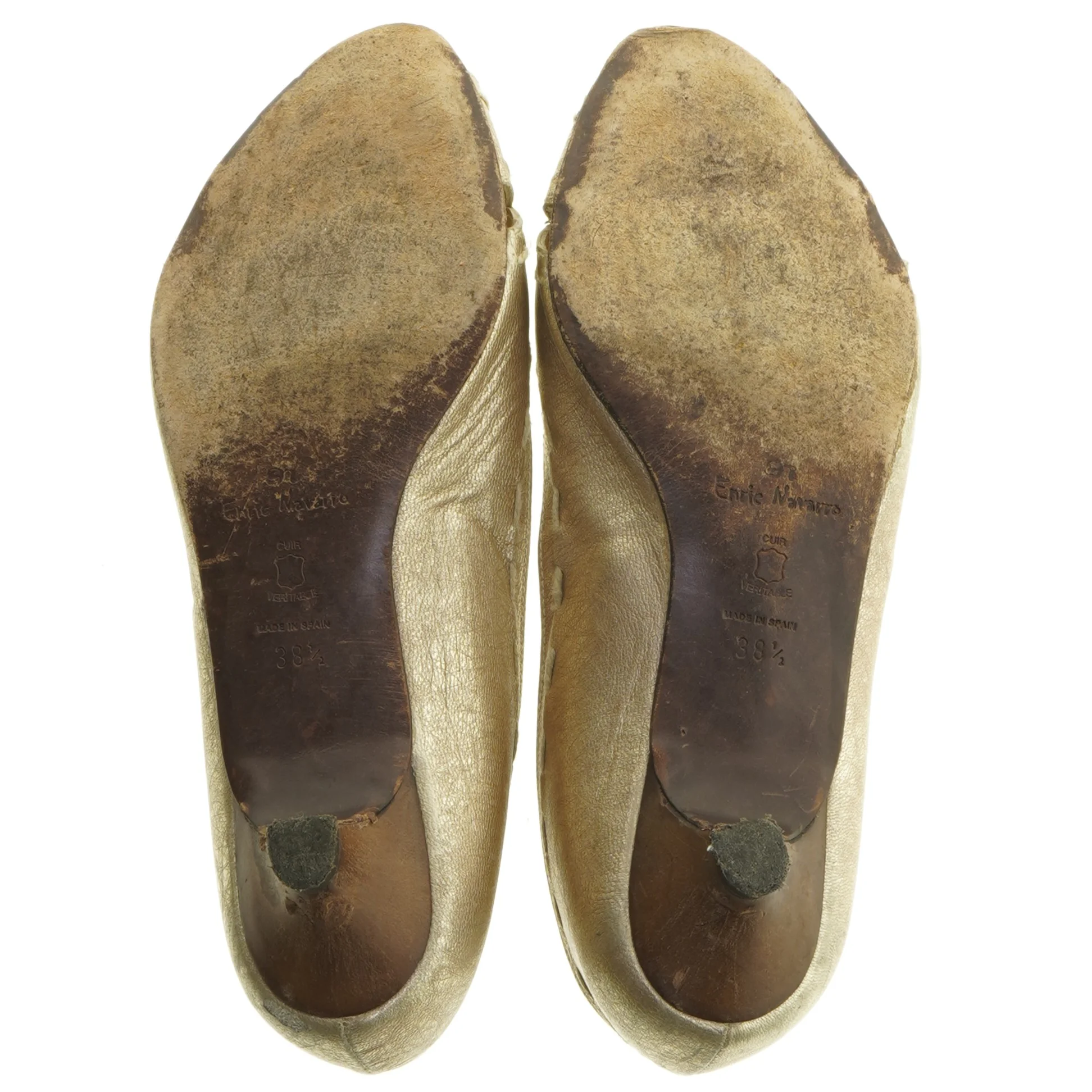 Gyldne damepumps fra Balschmidt (str. 38,5)