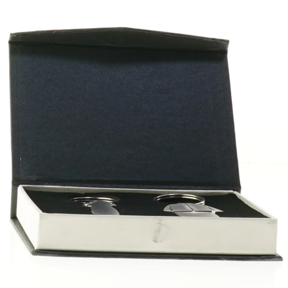 Nøgleringssæt (str. 14 x 9,5 cm)