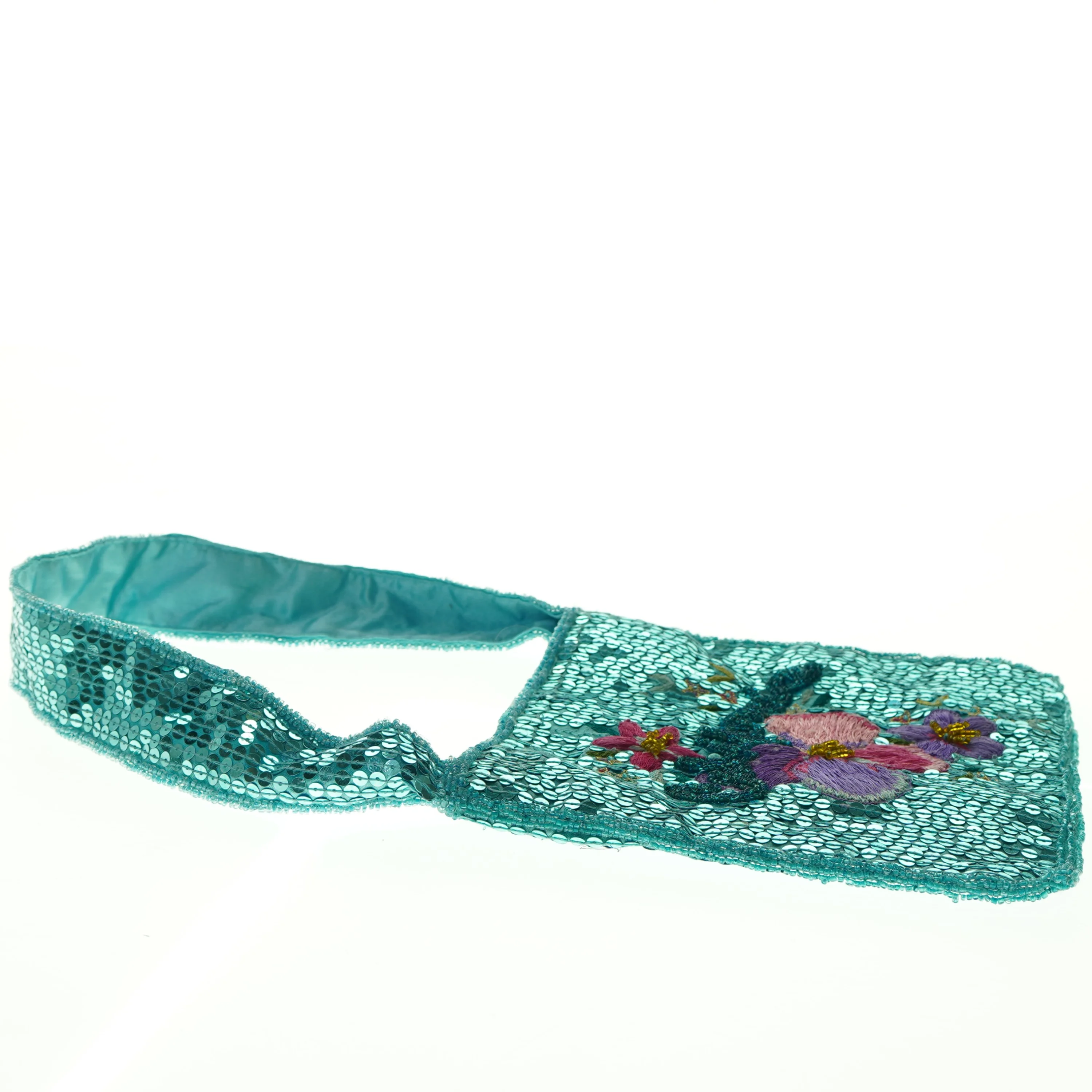 Pailletdekoreret håndtaske (str. 19 x 19 cm)