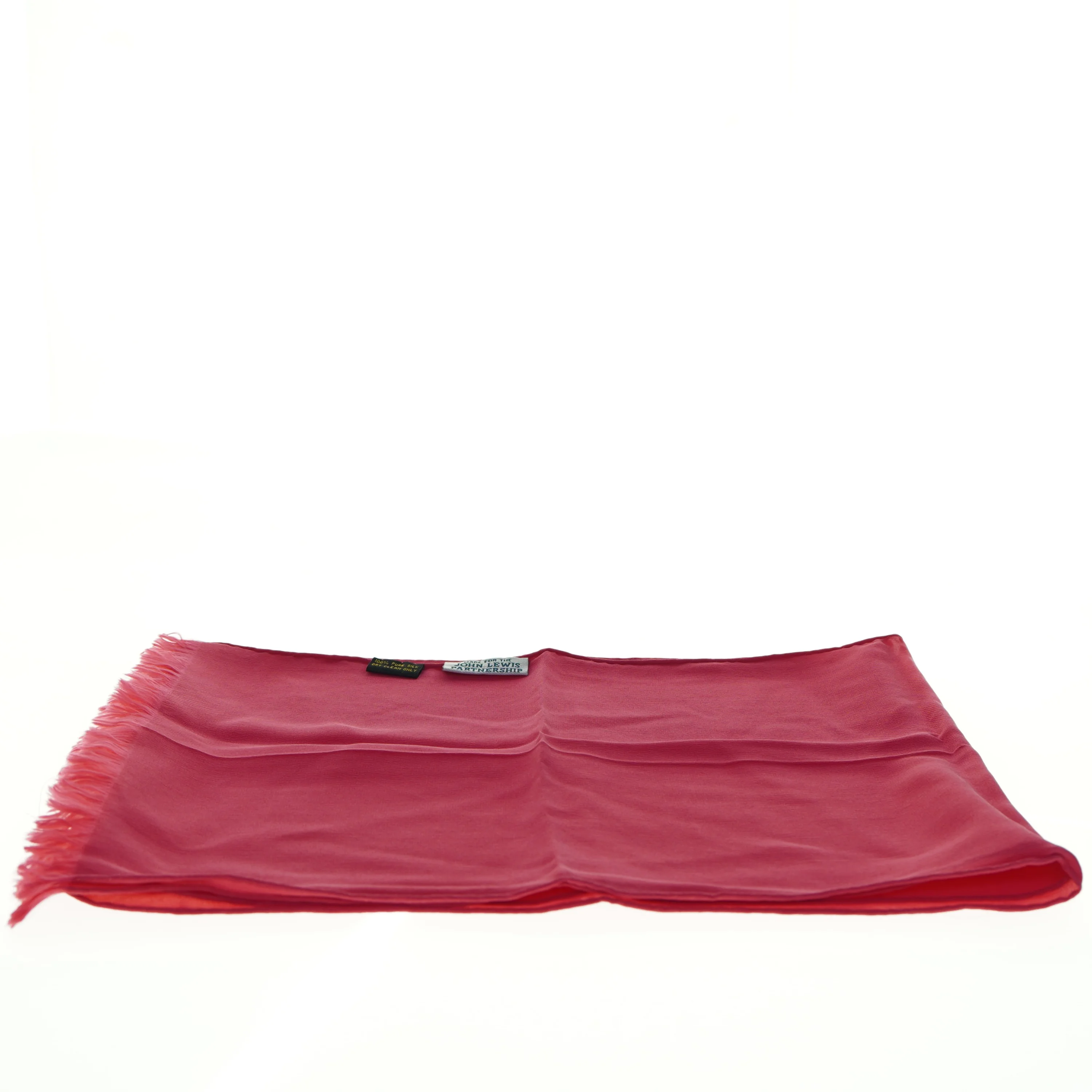 Koralrød tørklæde fra John Lewis (str. 147 x 27 cm)