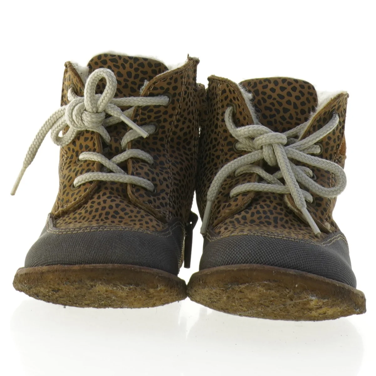 Børnestøvler med leopardprint fra Raptex (str. 23)