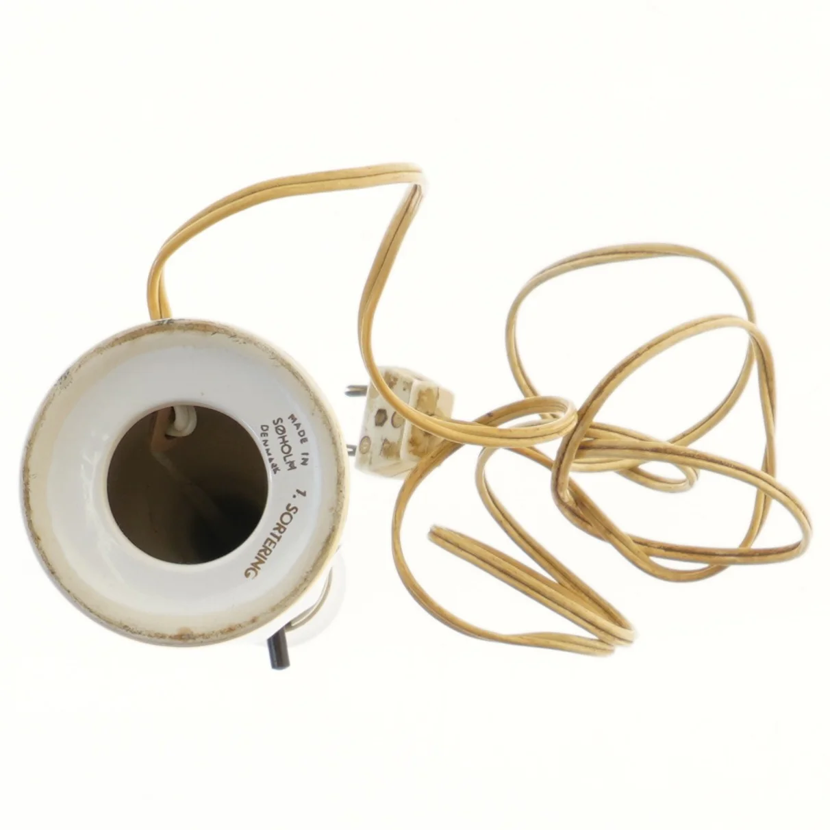 Vintage bordlampe i porcelæn fra Søholm (str. 28,5 cm)