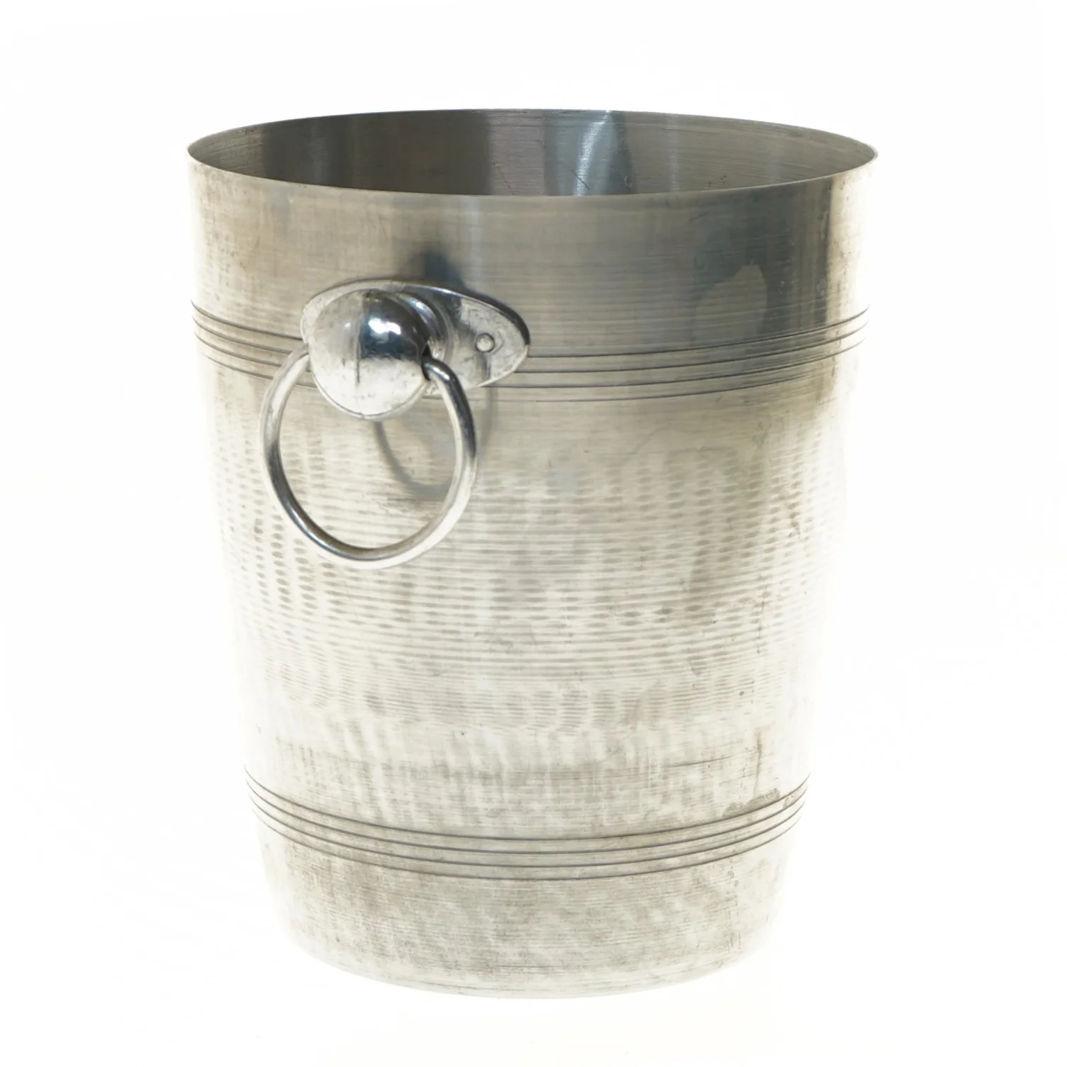 Sølv is spand (str. Ø 19,5x22,5 cm)