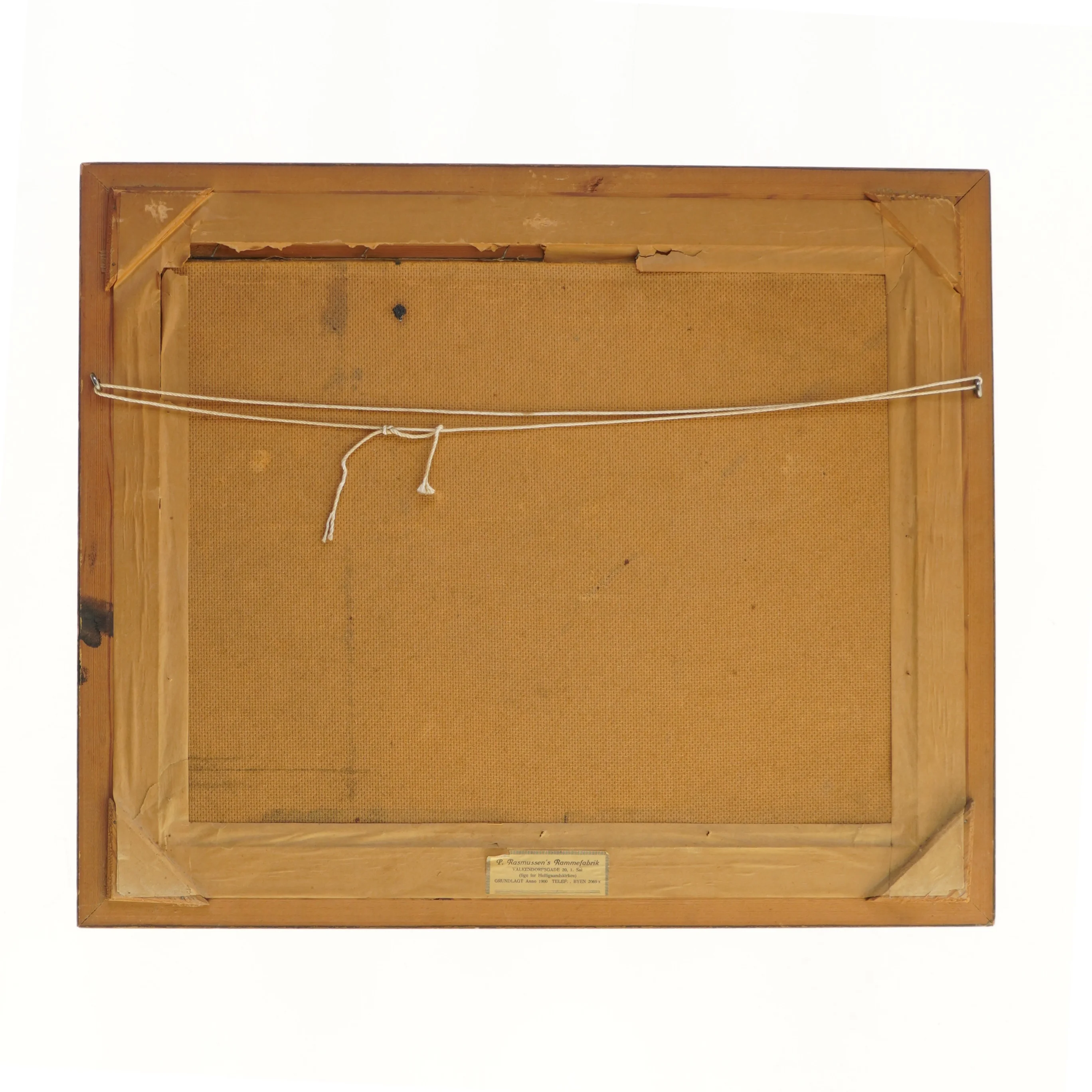 Oliemaleri af landskab (str. 47x39,5 cm)