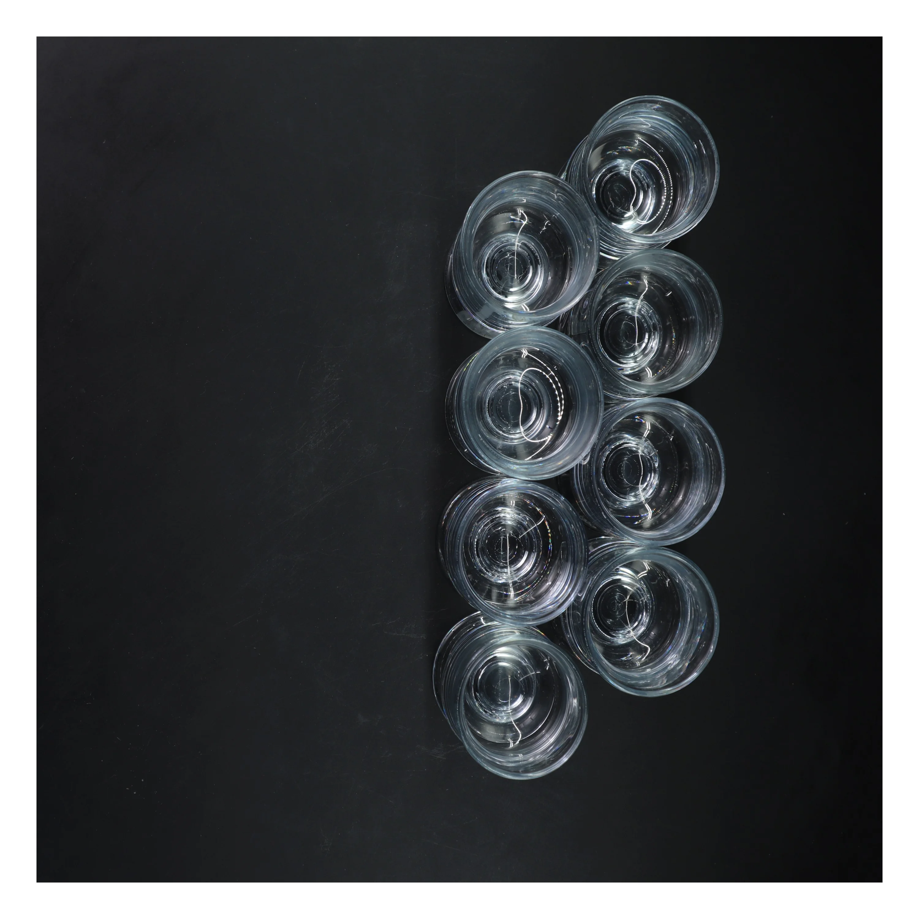 8 stykker glas (str. 8 styk, 12 cm)