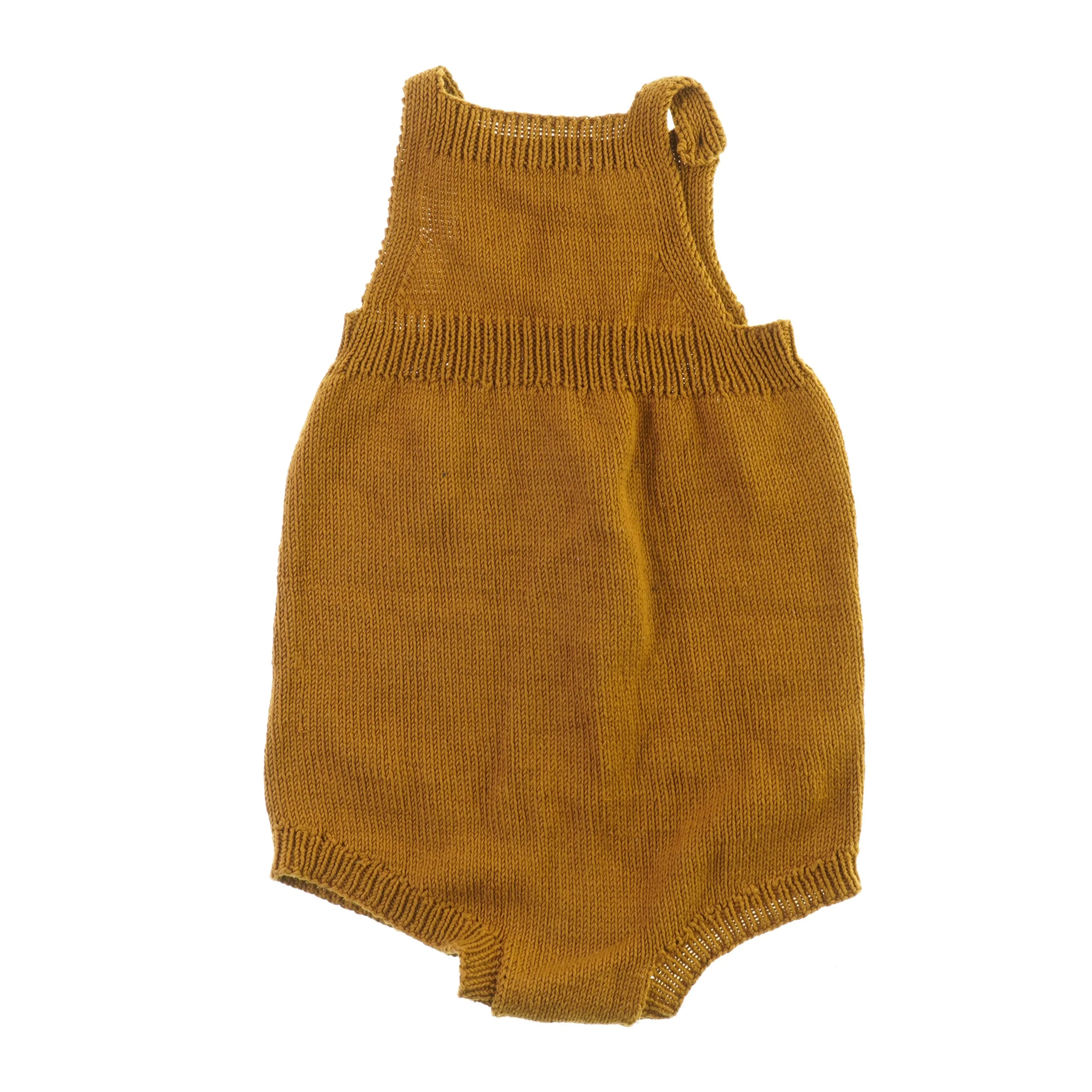 Håndstrikket buksedragt (str. 50 x 30 cm)