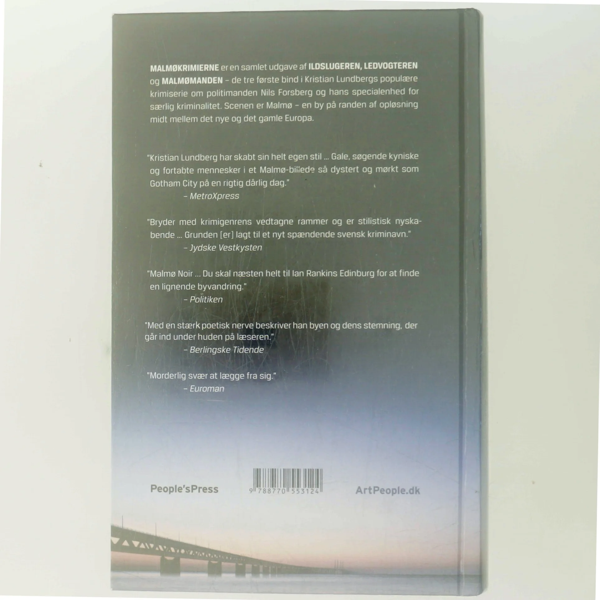 Malmøkrimierne : Ildslugeren : Ledvogteren : Malmømanden af Kristian Lundberg (Bog)