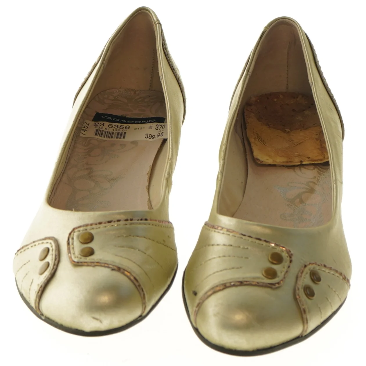 Flade sko med kilehæl fra Vagabond (str. 37 )