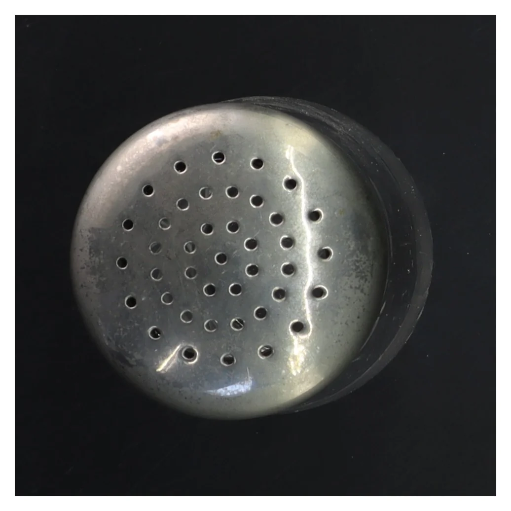 Glas sukker bøsse (str. 14 cm)