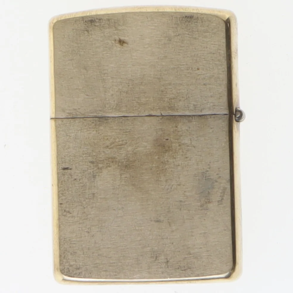 Zippo lighter i messing fra Zippo (str. 3,5x5,5 cm)