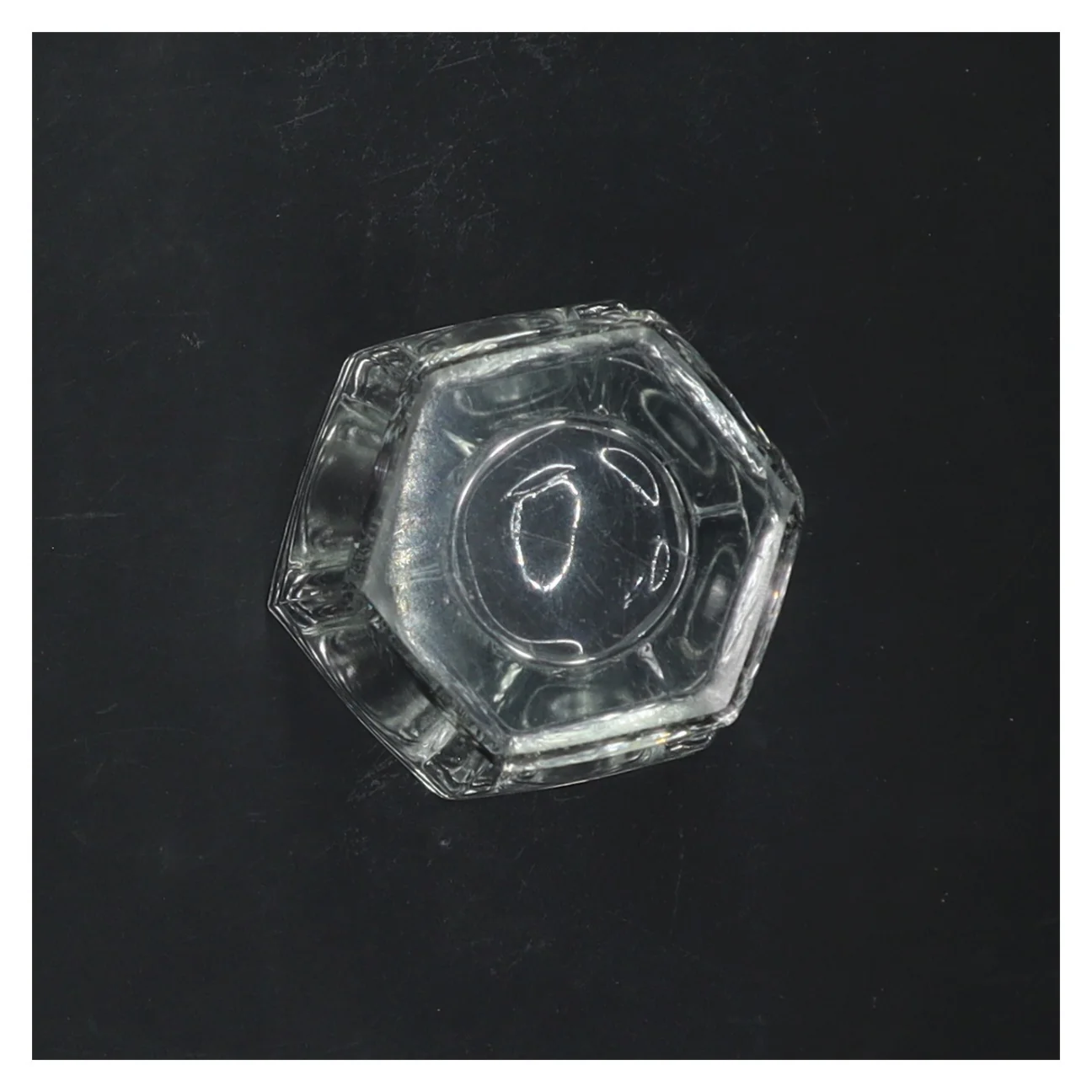 Glaskrukke med låg (str. 11 cm)