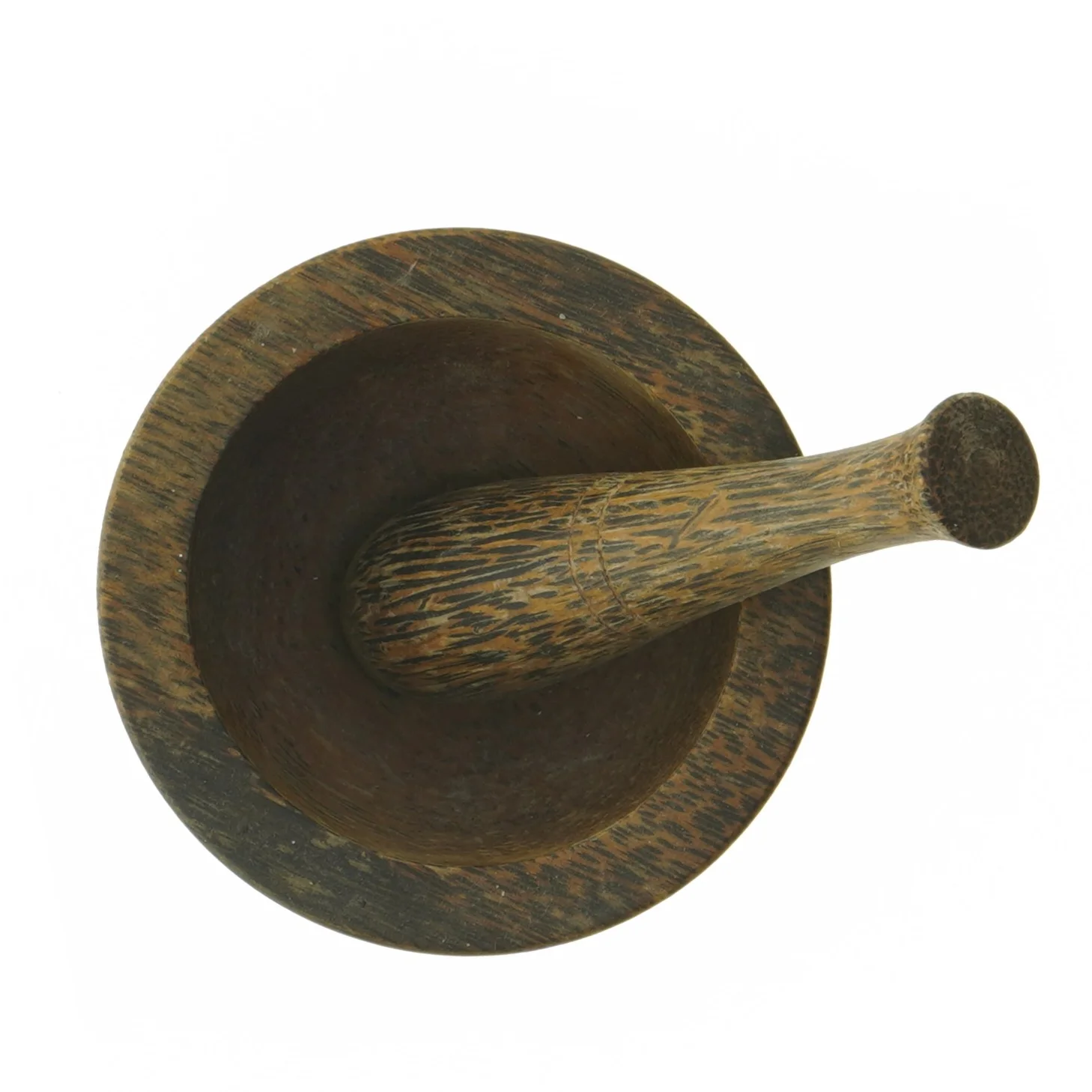 Morter og støder i træ (str. Ø 12 cm)