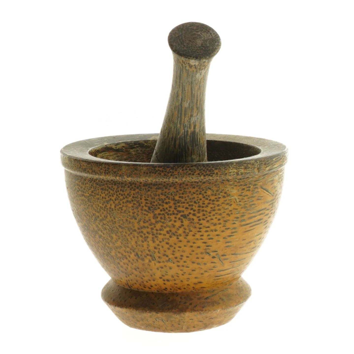 Morter og støder i træ (str. Ø 12 cm)