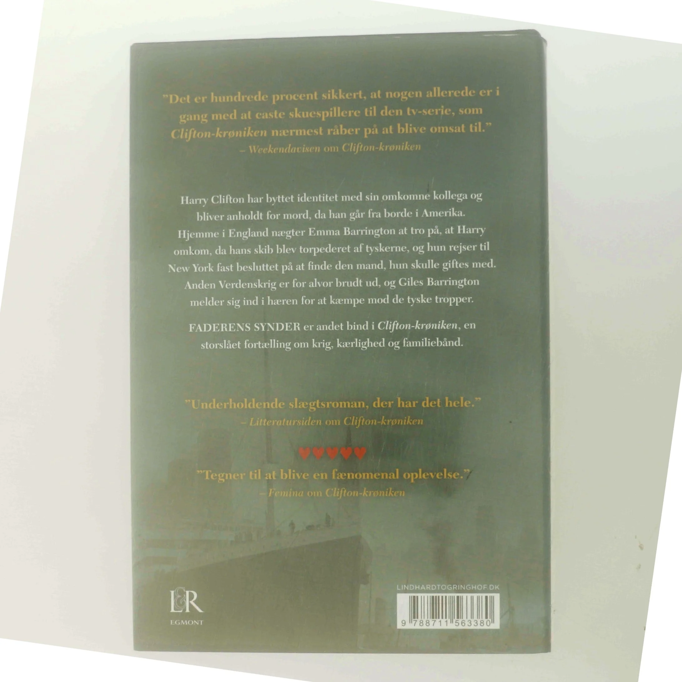 Faderens synder af Jeffrey Archer (Bog)