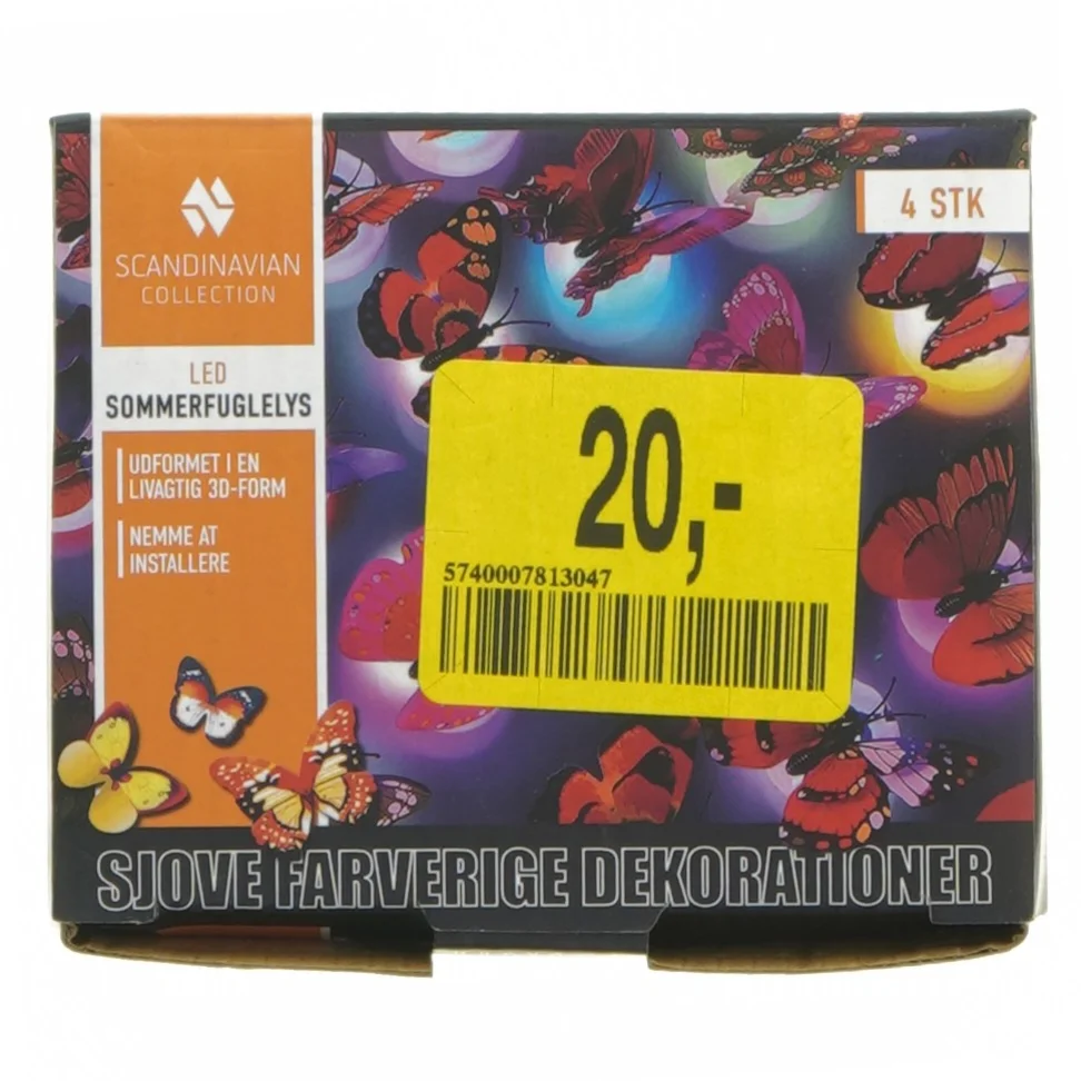 LED sommerfugle dekorationer fra Scandinavian Collection