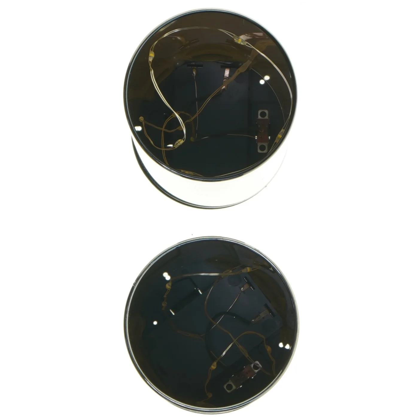 2-pak glaslanterne med LED fra Netto (str. 15 cm. 2 styk)