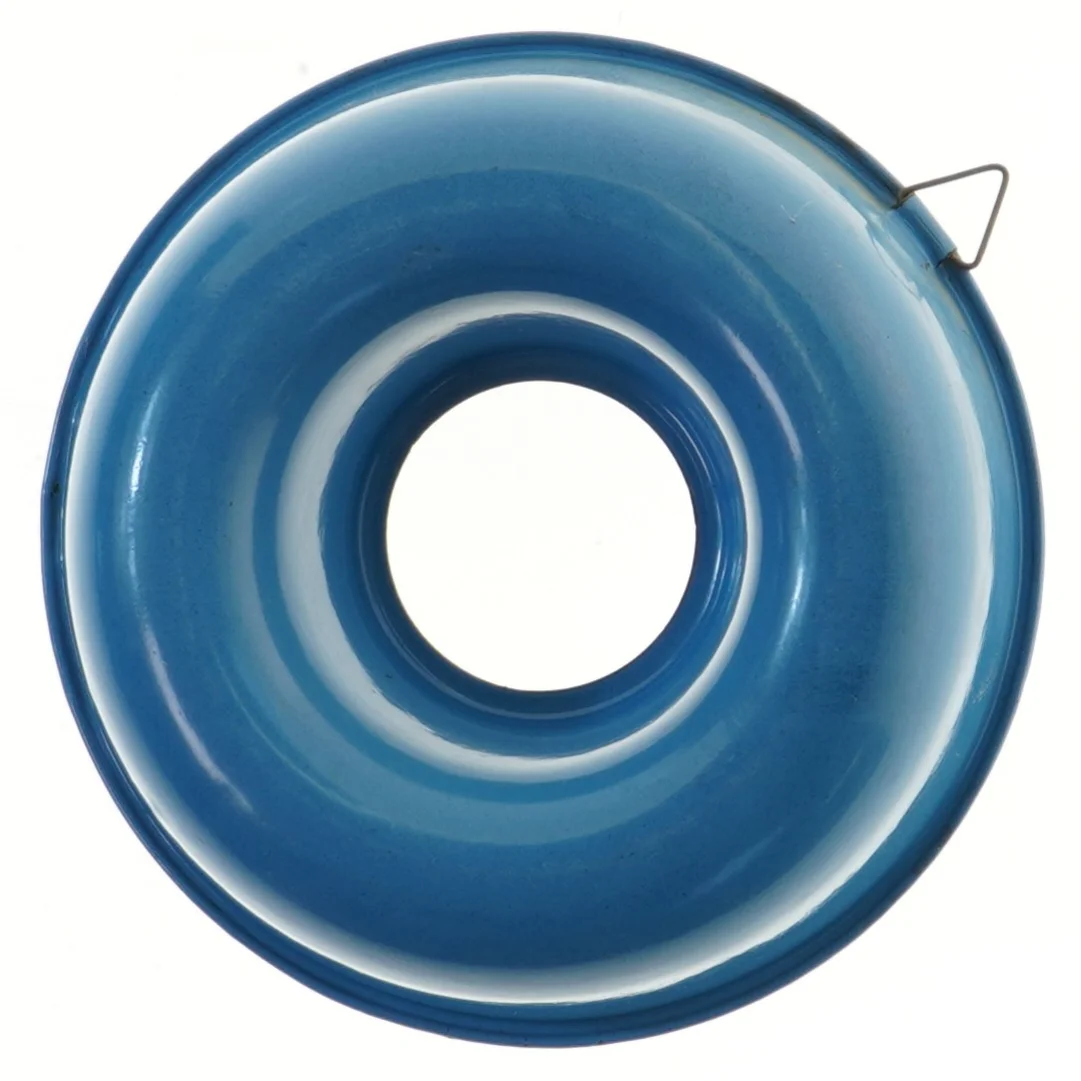 Blå rund kugleformet gryde (str. Ø 21,5 cm)