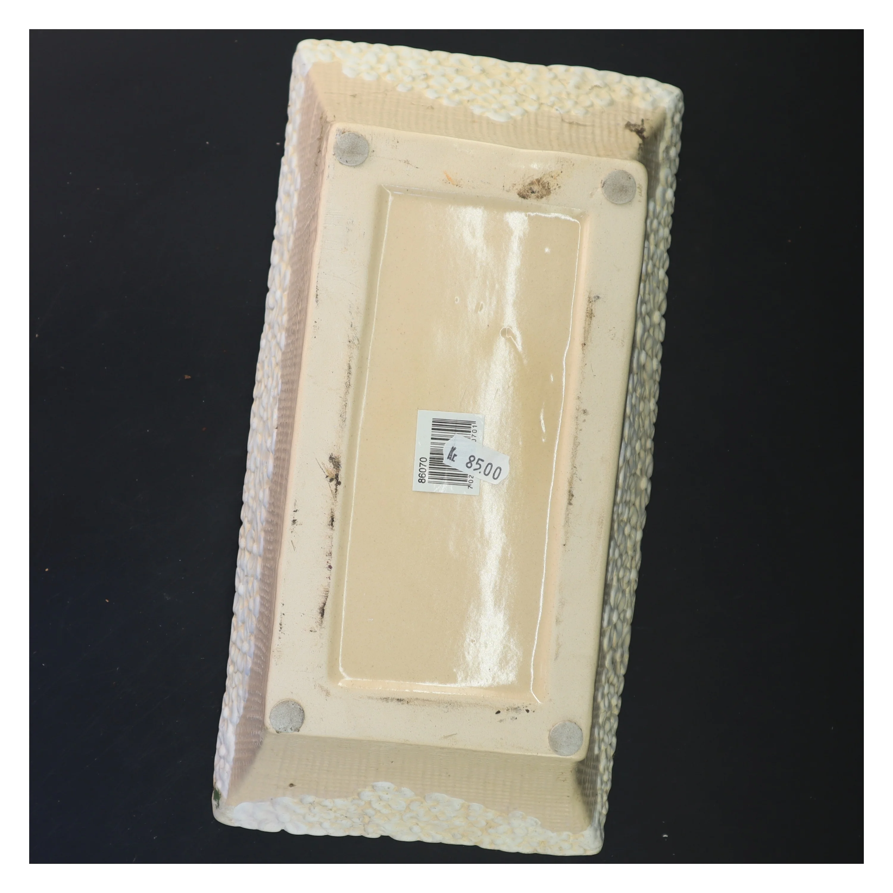 Blomsterpotte med blomstermønster (str. 33x17x11 cm)