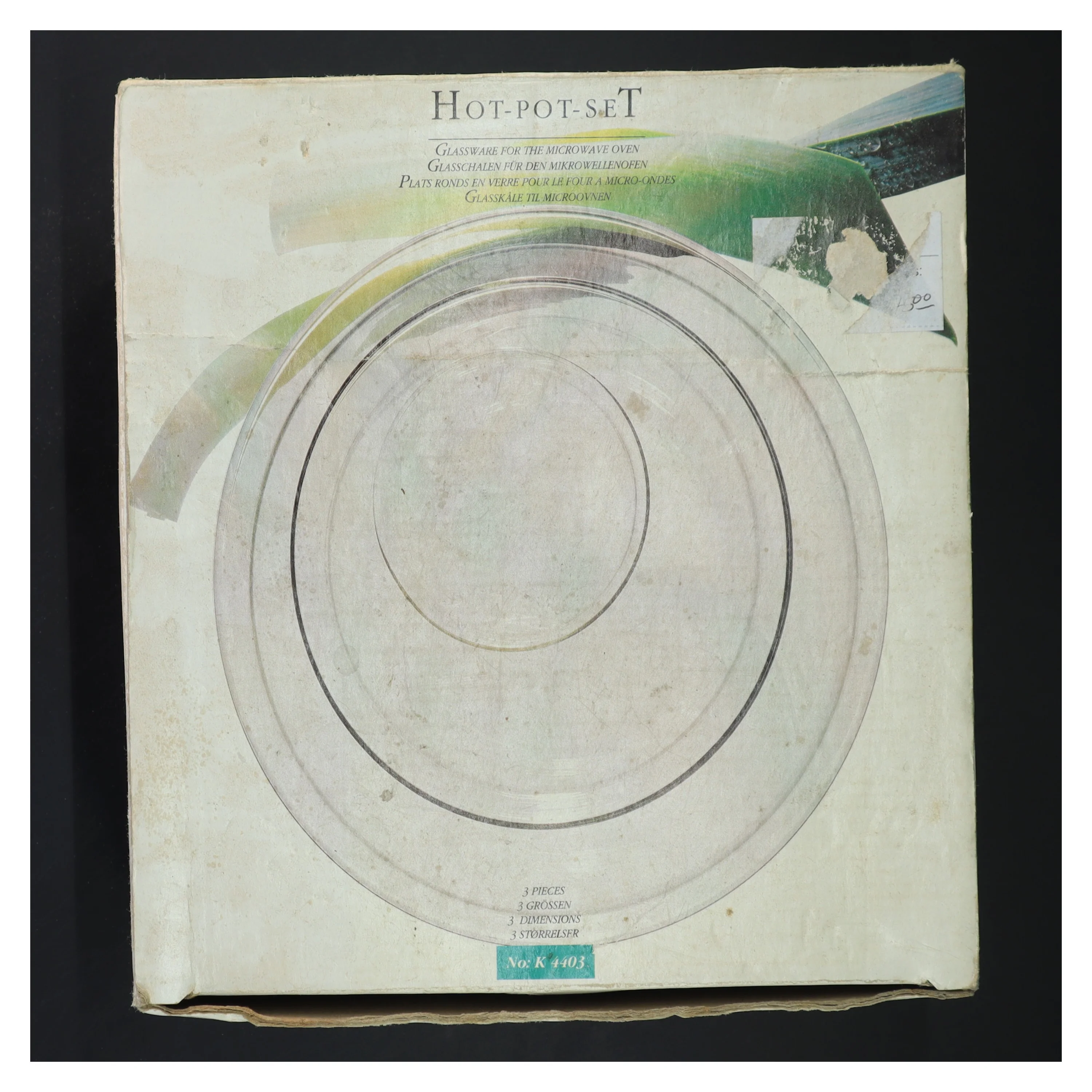 Glasskålsæt med korkunderlag fra Bodum (str. Ø 17 og 10 cm)