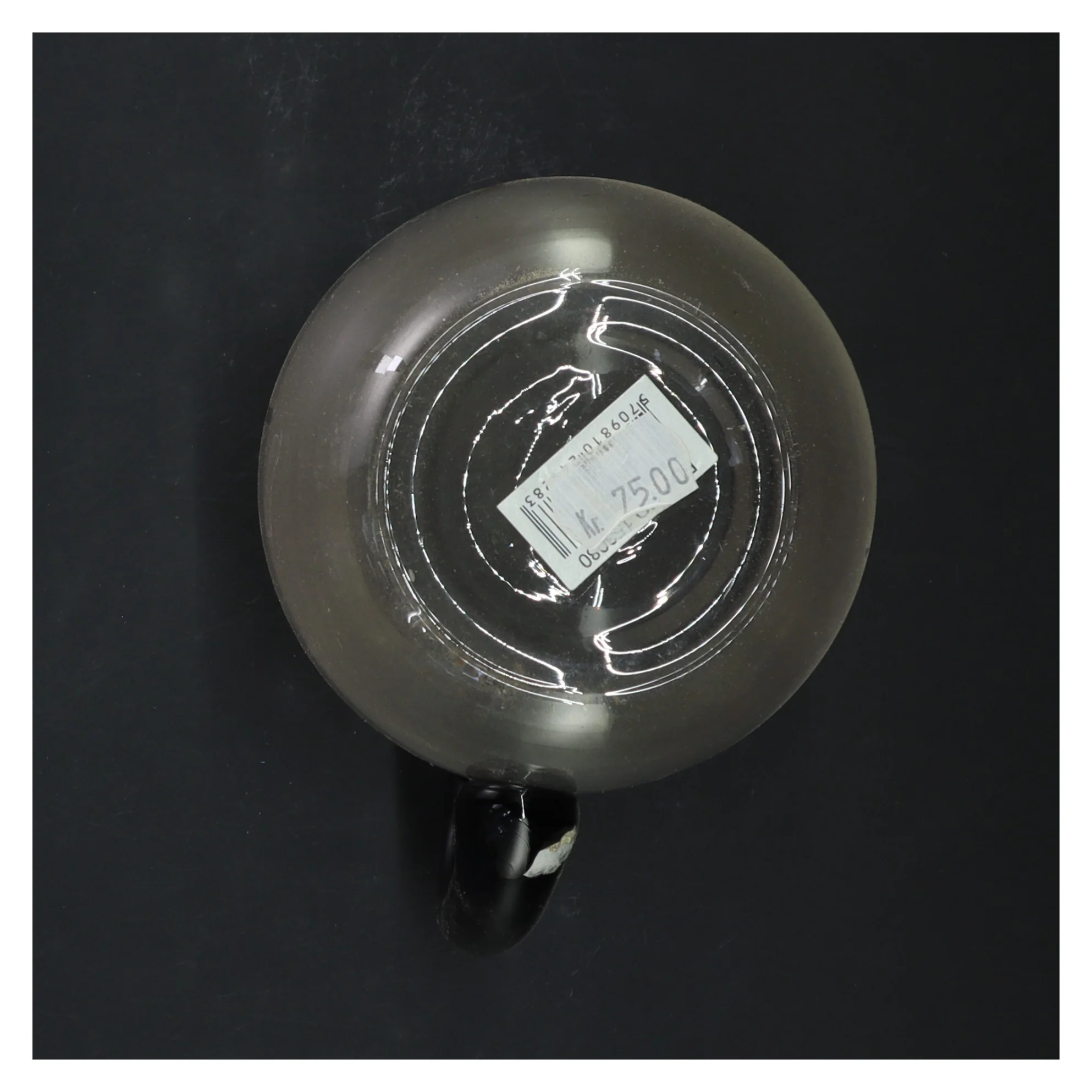 Glaskande med hank (str. 14x12 cm)