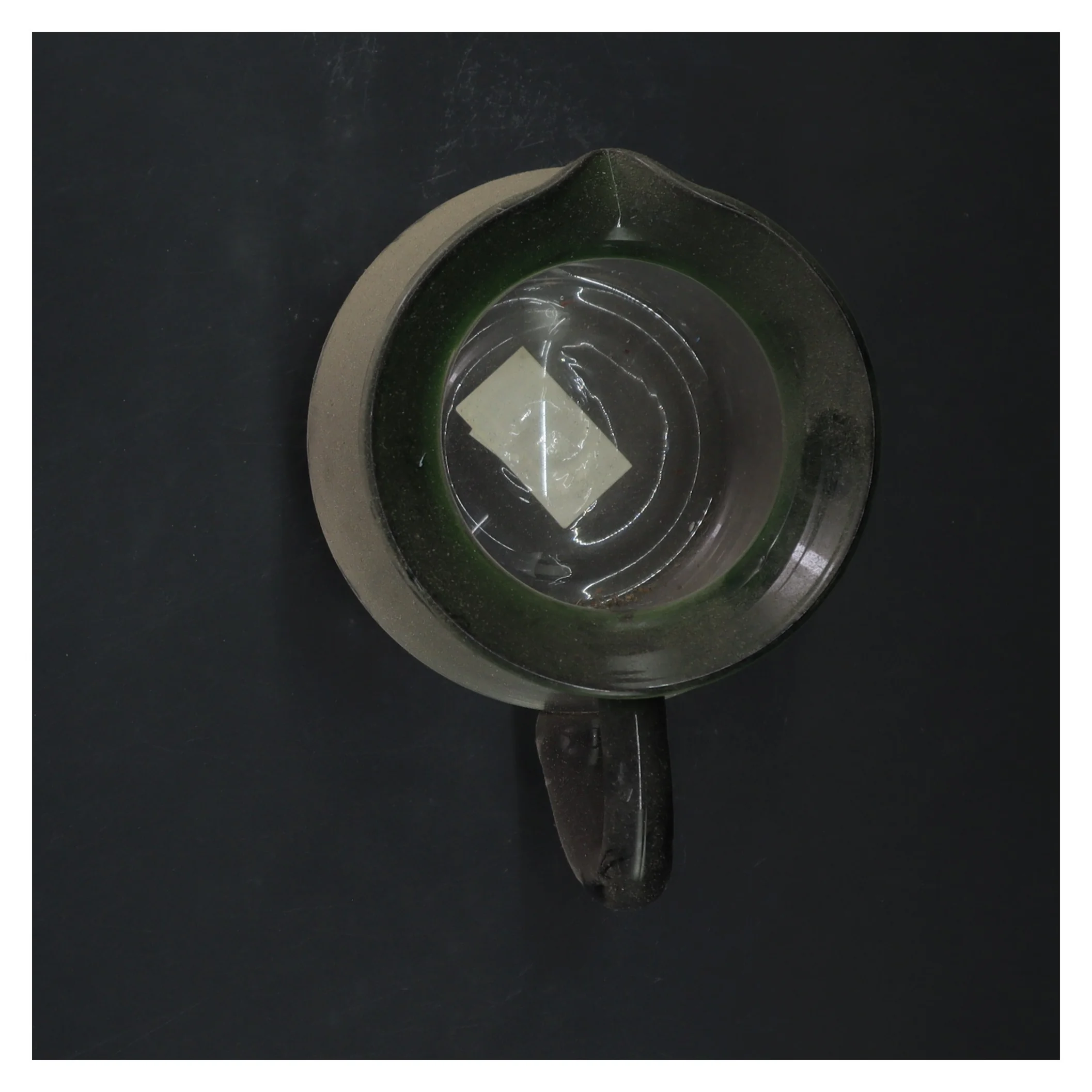 Glaskande med hank (str. 14x12 cm)