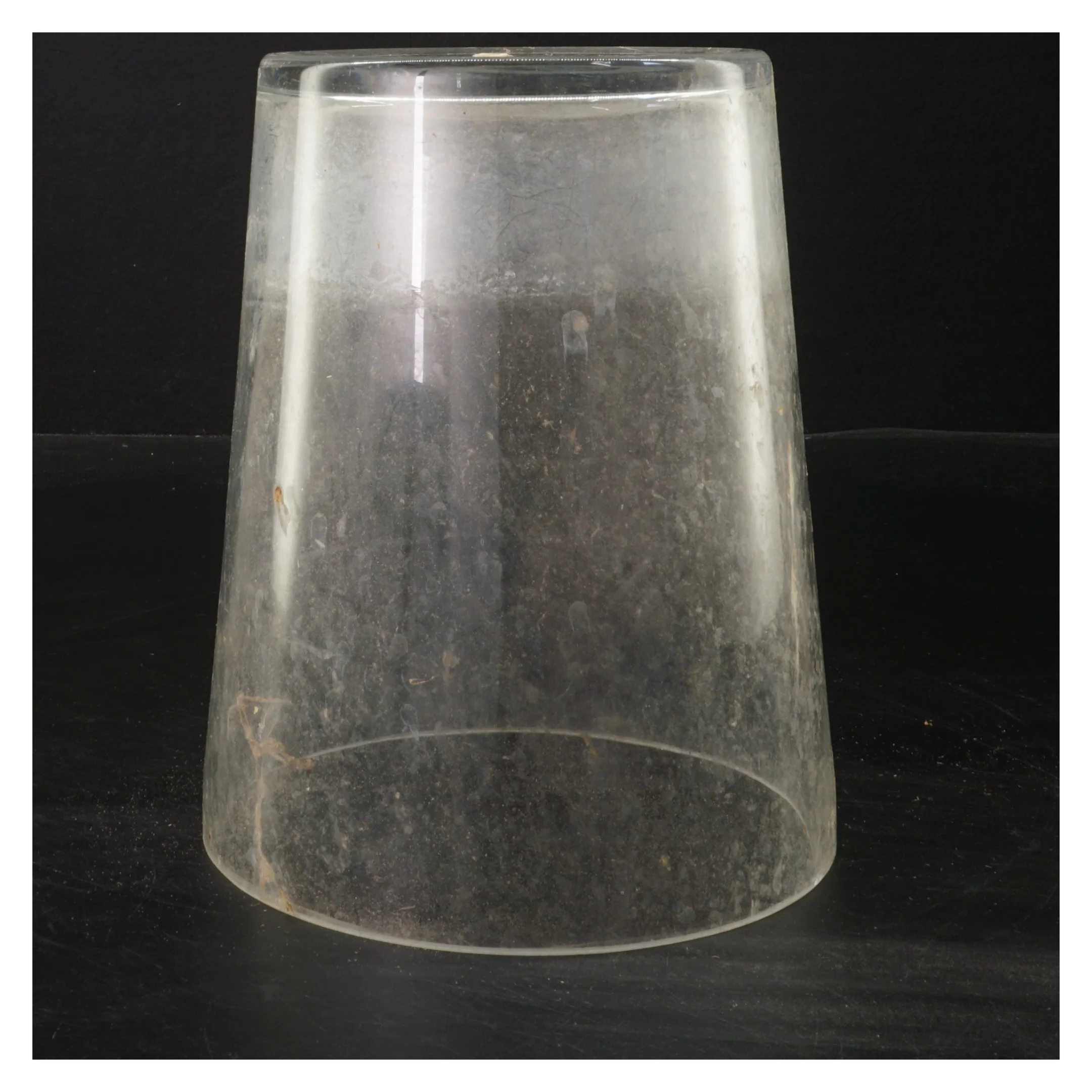 Cylindrisk glas vase (str. 17x14 cm)