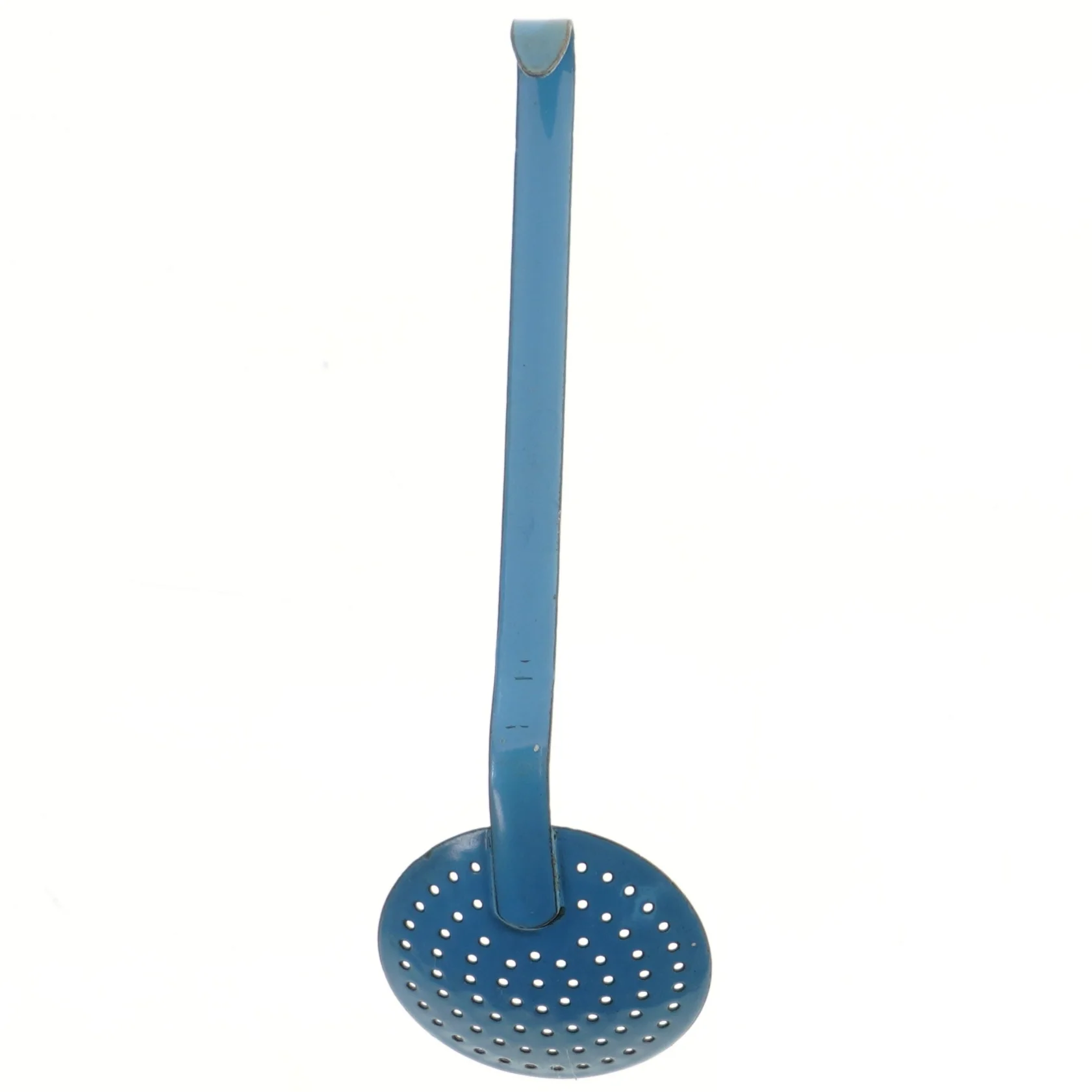 Blå perforeret køkkenske (str. 34,5 cm)