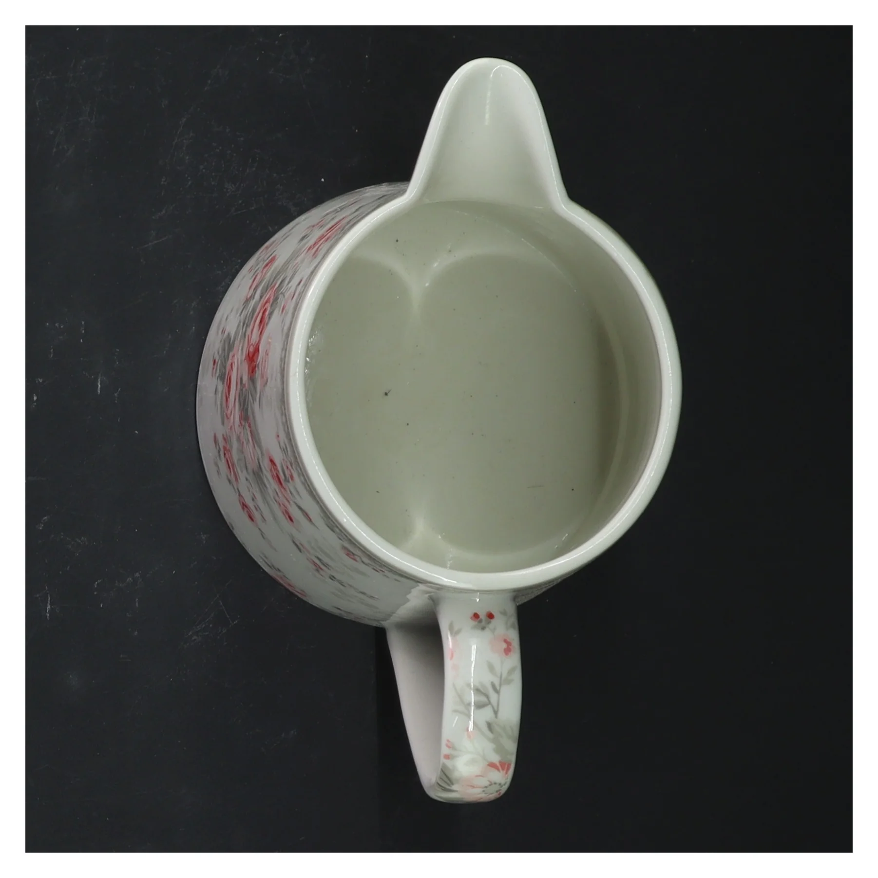 Porcelænskande med blomster fra Greengate (str. 12 cm)