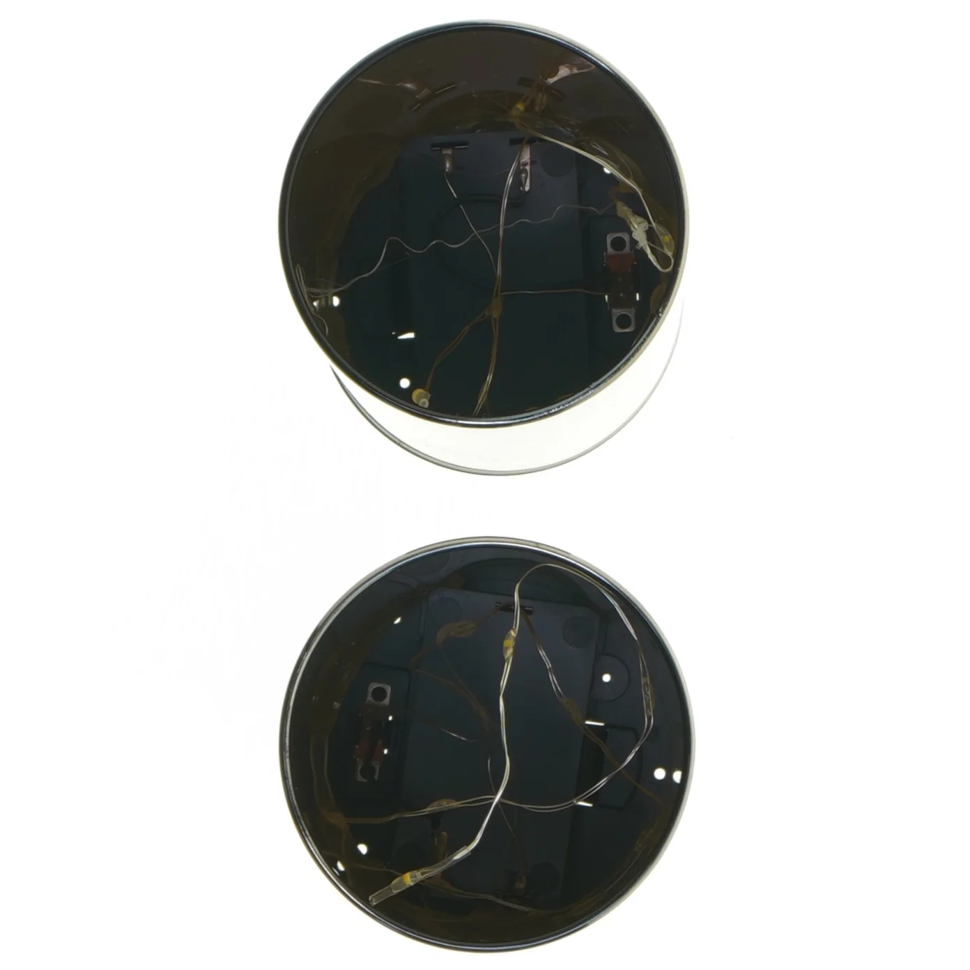 2-pak glaslanterne med 10 LED fra Netto (str. 15 cm. 2 styk)