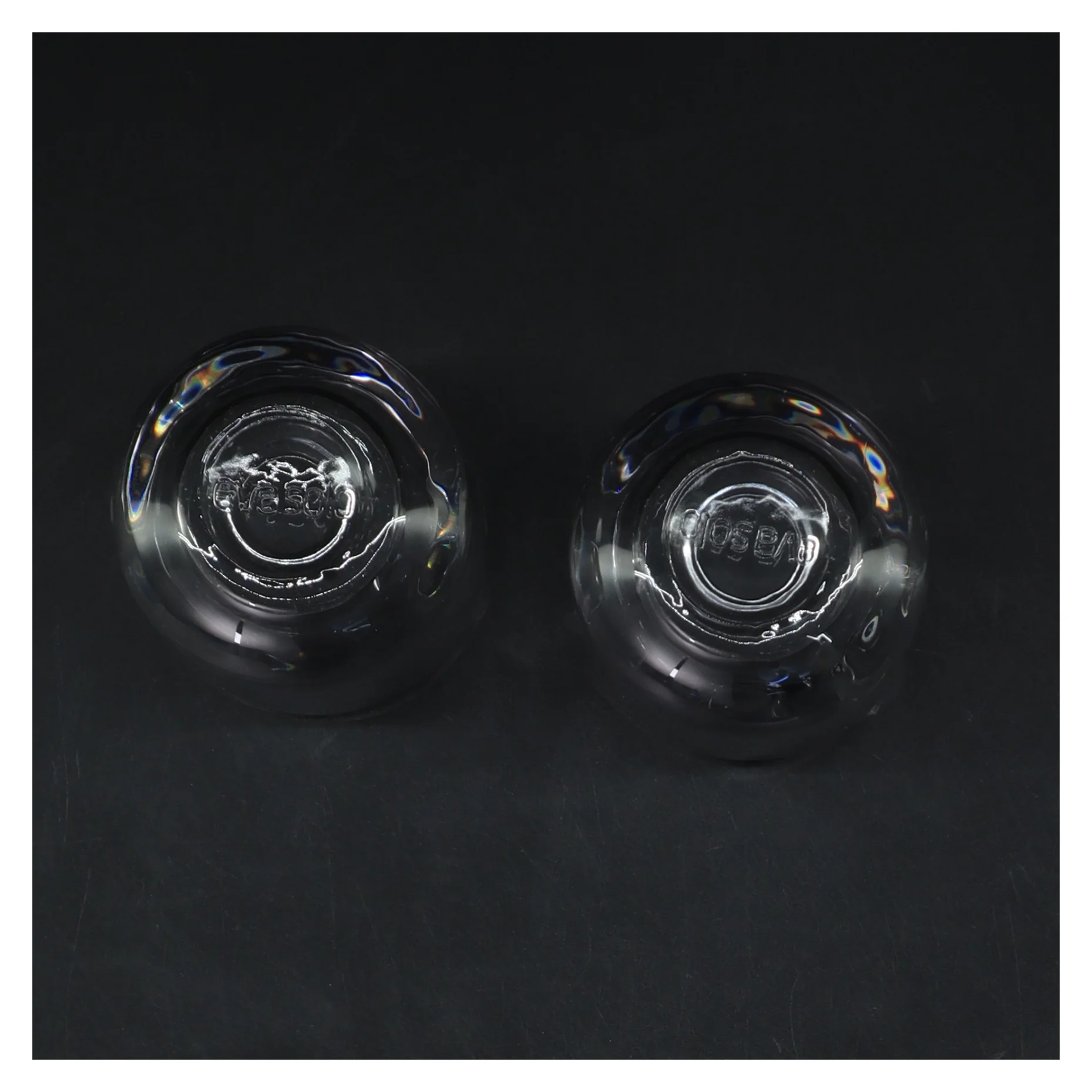 Glas lysestager fra Eva Solo (str. Ø 6 cm højde 8 cm)