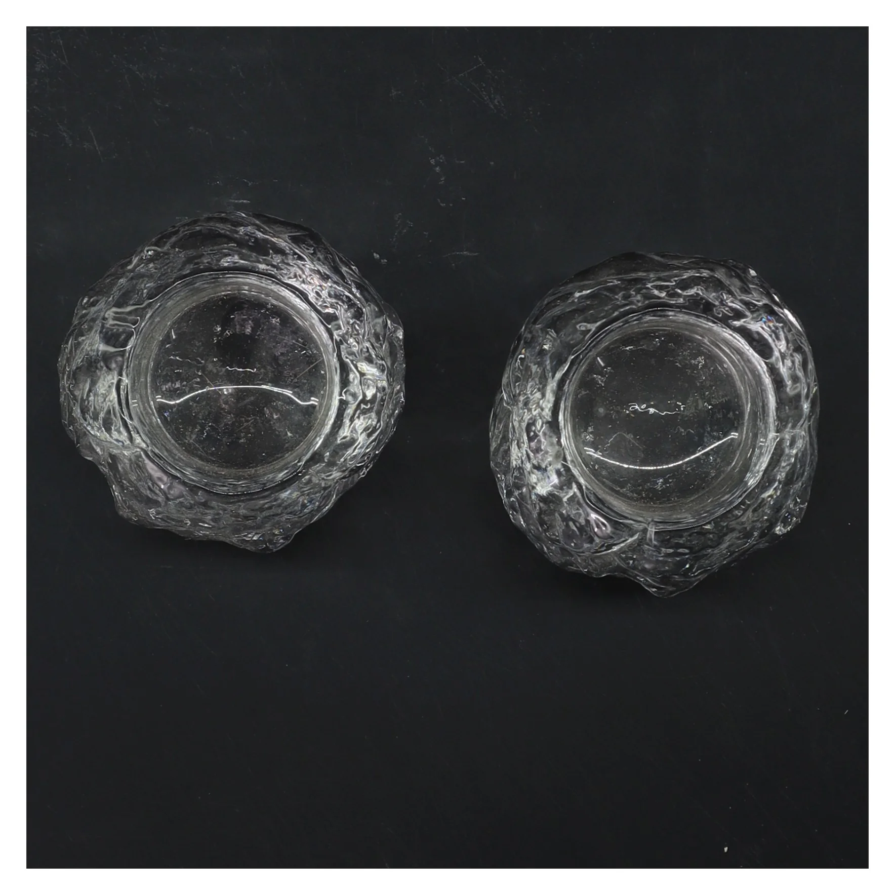 Glaslysestager (str. 2 stk 6,5 cm)