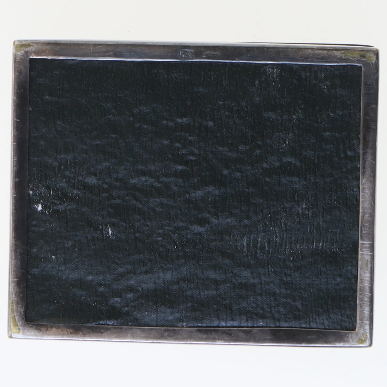 Lille metalæske med låg (str. 9x7x3,5 cm)