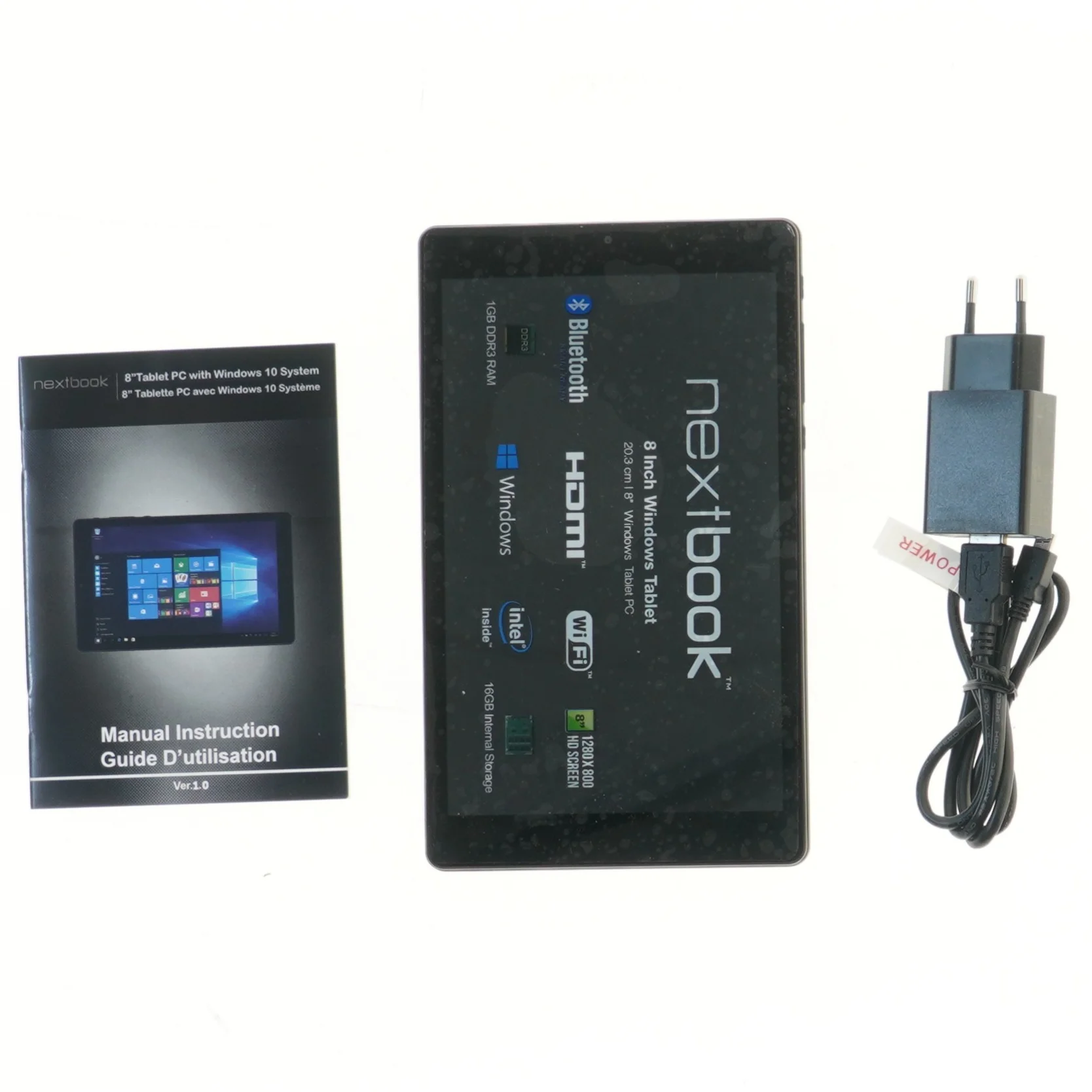 Nextbook 8-tommers Windows 10 tablet fra Nextbook (str. 20,5x12 cm)