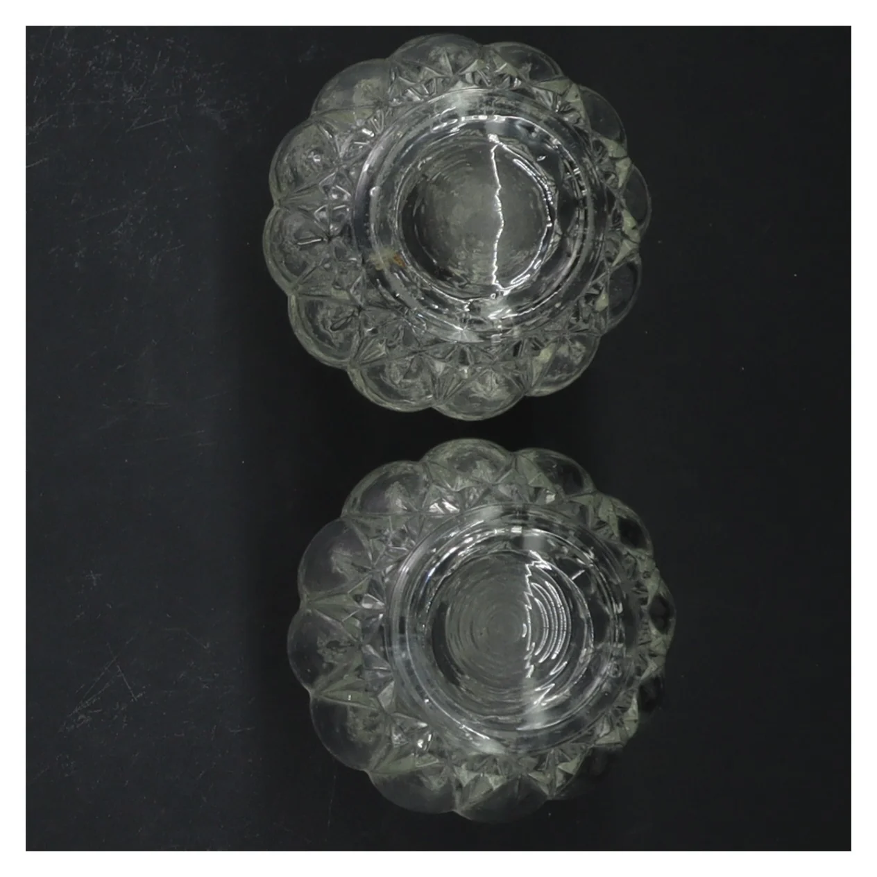 Glas vase sæt (str. 2 styk, 9,5 cm)