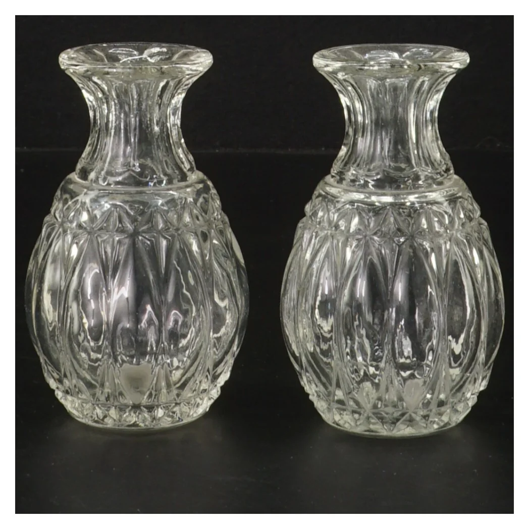 Glas vase sæt (str. 2 styk, 9,5 cm)