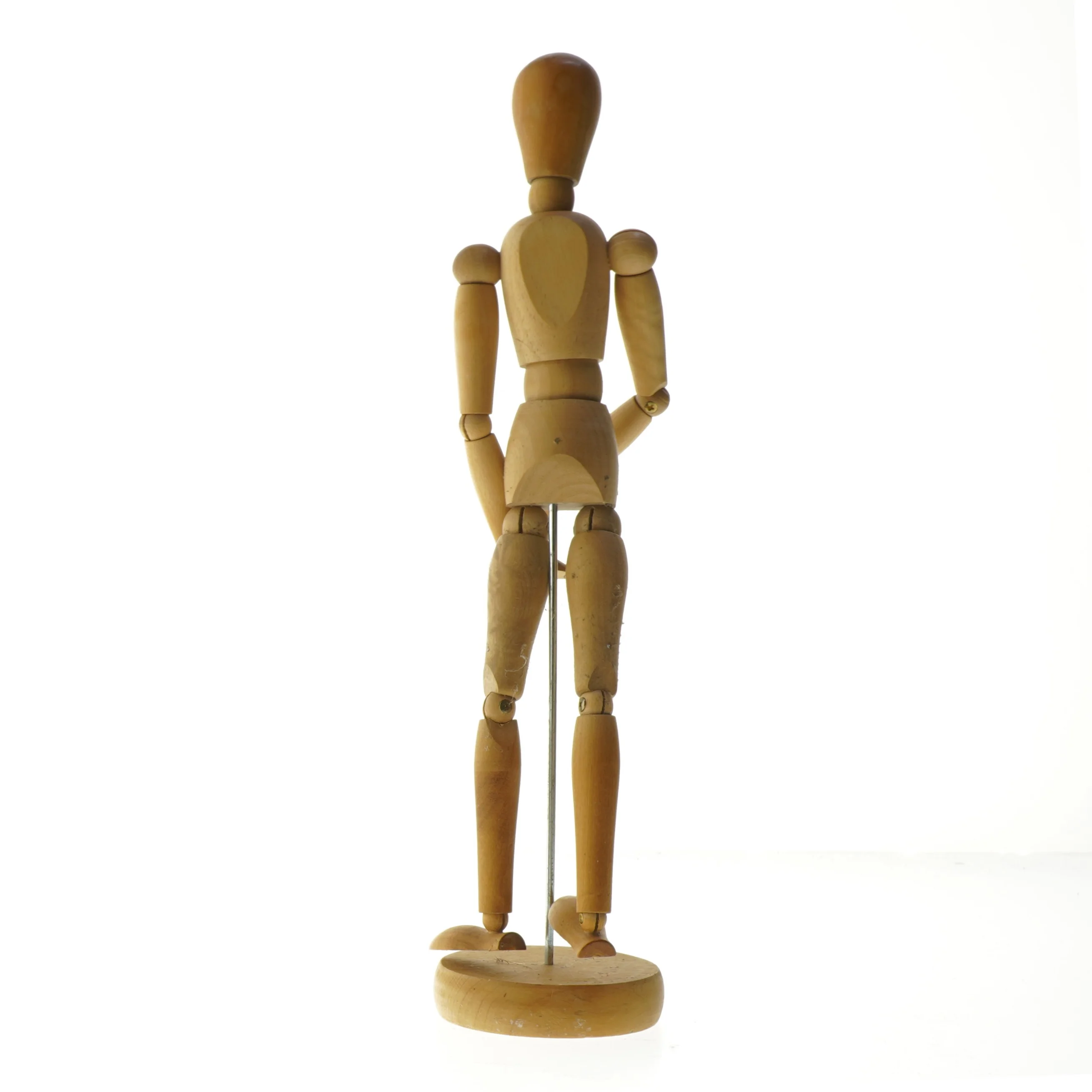 Træ mannequin figur (str. 34 cm)
