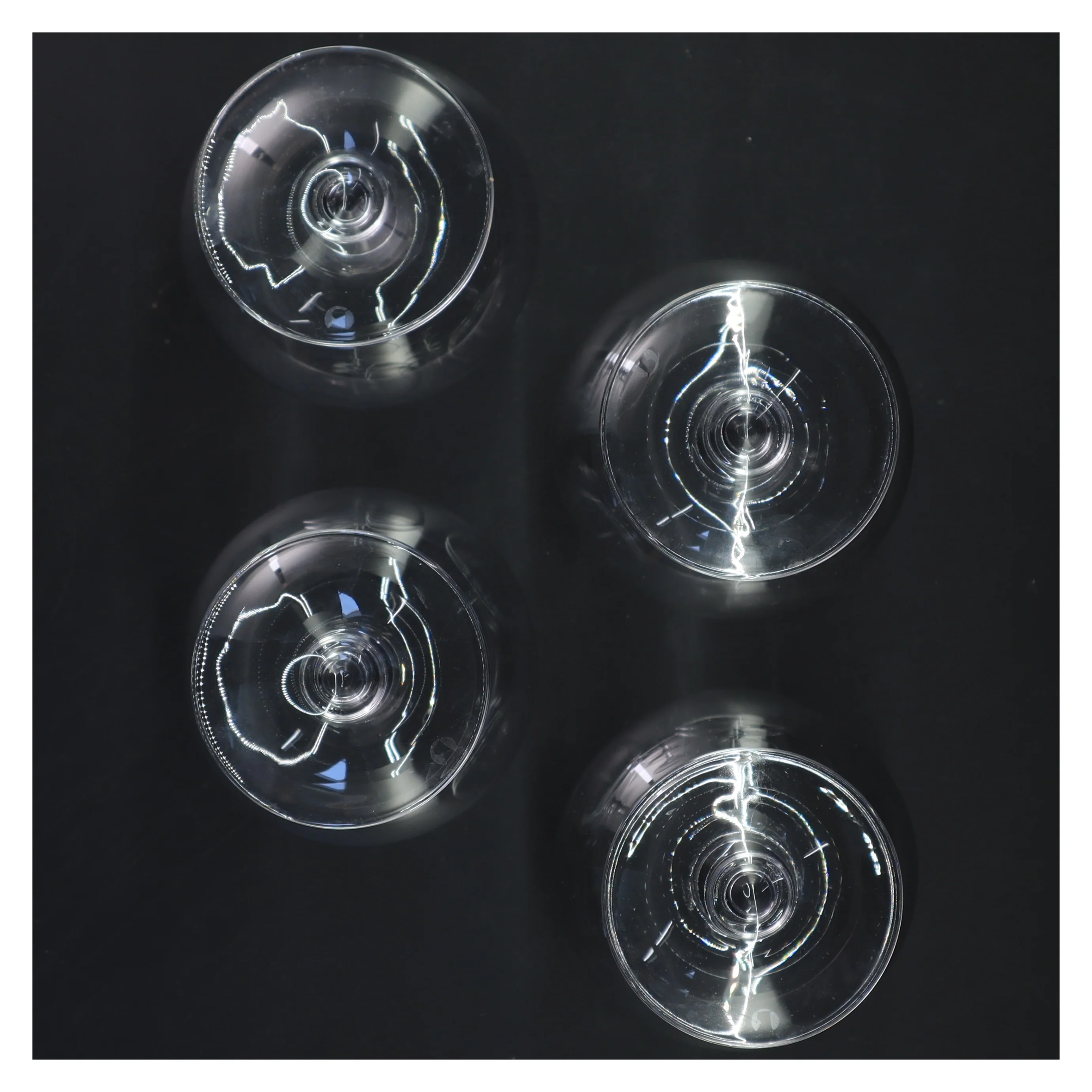 Glassæt med fire glas fra Rosendahl (str. 14x8 cm)