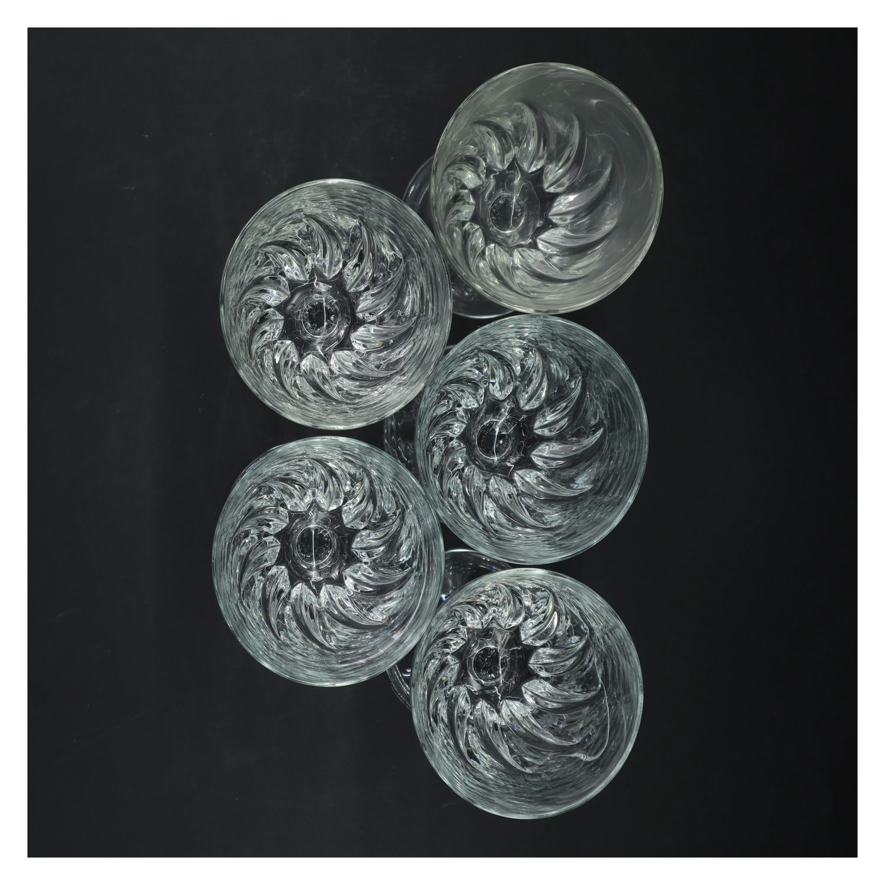 Krystal Glas, 5 stykker, 17 cm (str. 5 styk, 17 cm)