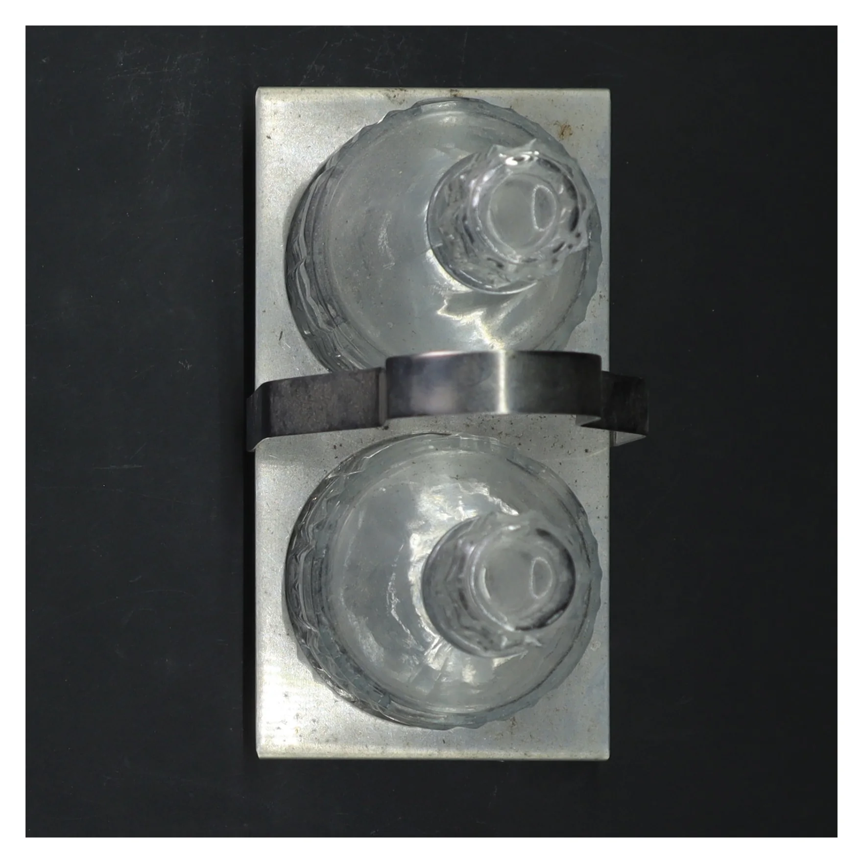 Karaffel sæt med holder (str. 17x15x8 cm)