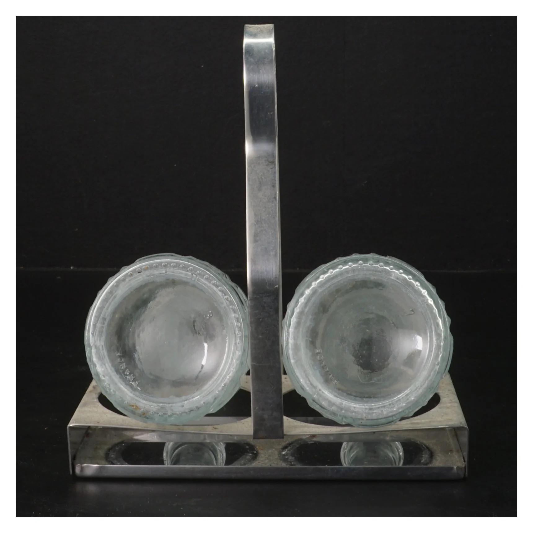 Karaffel sæt med holder (str. 17x15x8 cm)