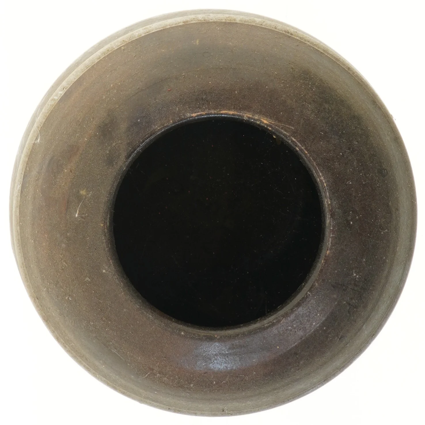 Krukke i brun keramik (str. Ø 25 cm)