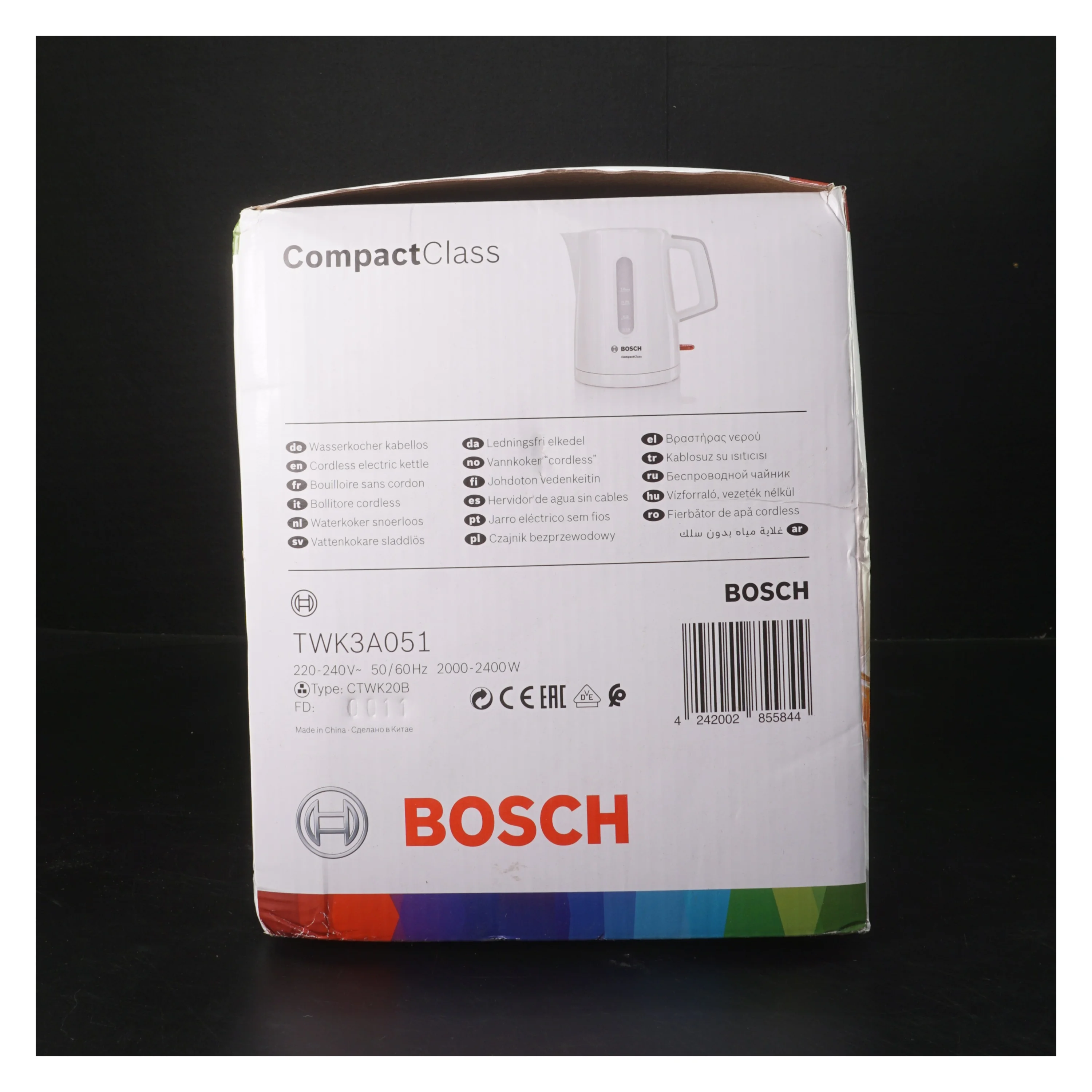 Bosch elkedel 1 liter fra Bosch (str. 1 L cm)