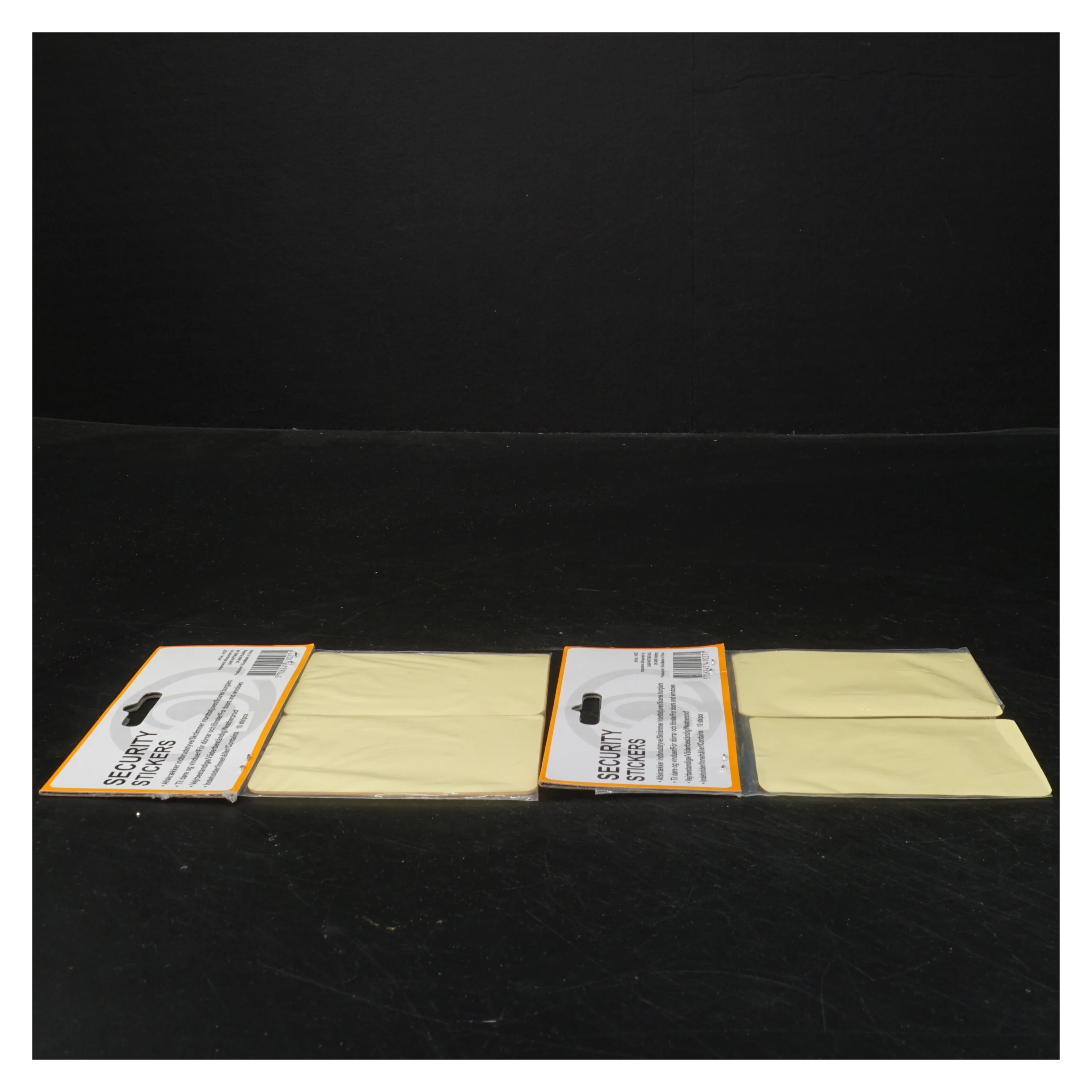 Sikkerhedsklistermærker (str. 8x6 cm)